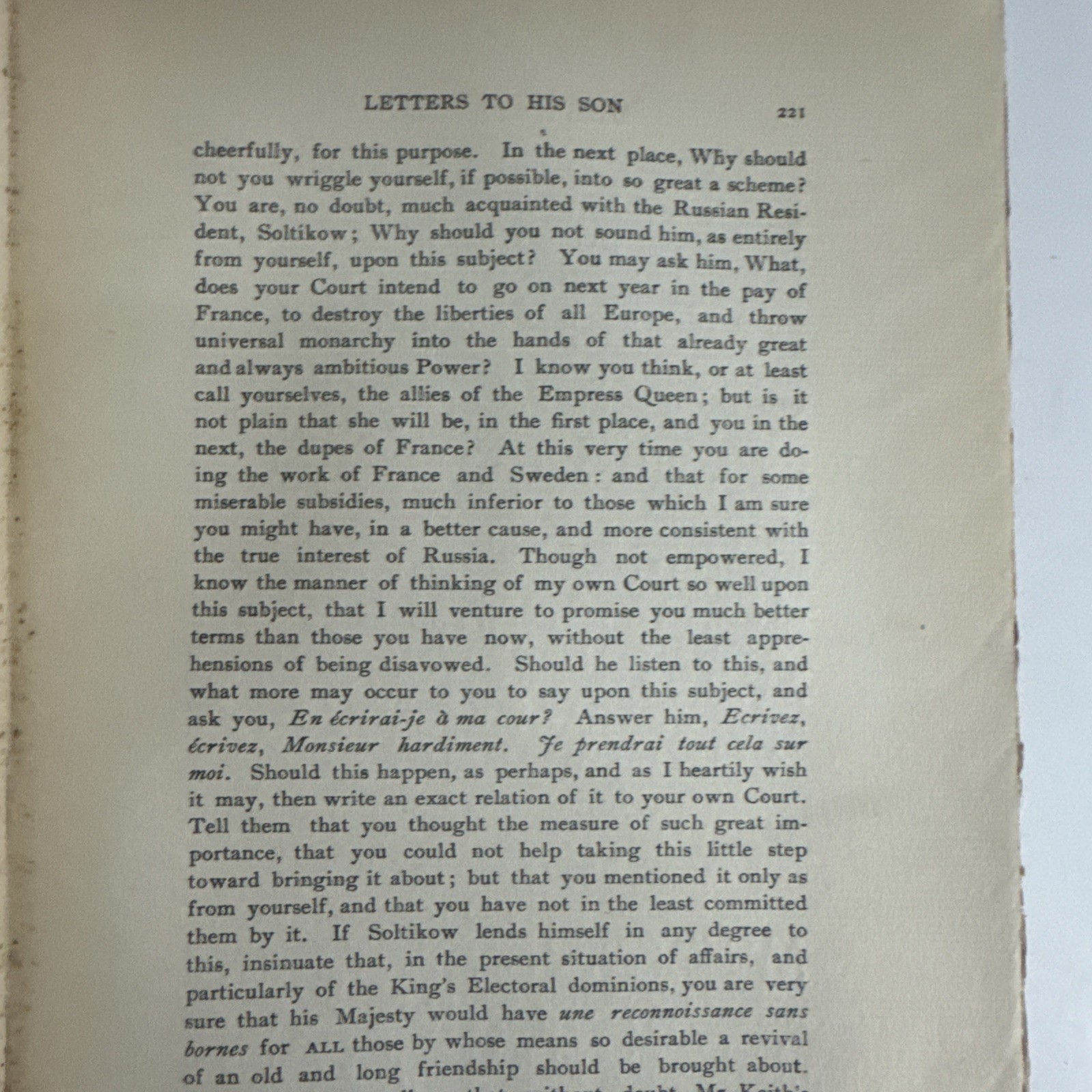 Letters to His Son by the Earl of Chesterfield, 1901 Color Vol. 2 Walter Dunne