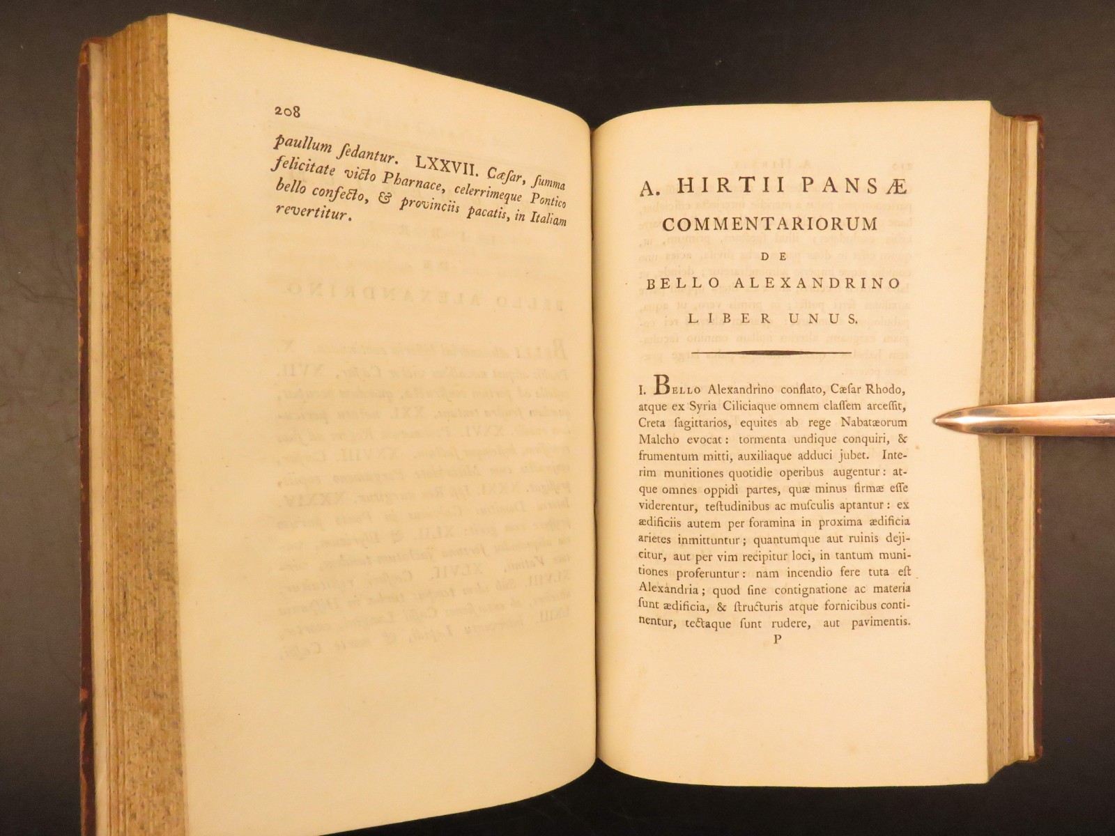 1790 – Julius Caesar War Commentaries | Ancient Rome Maps | 2vol Set