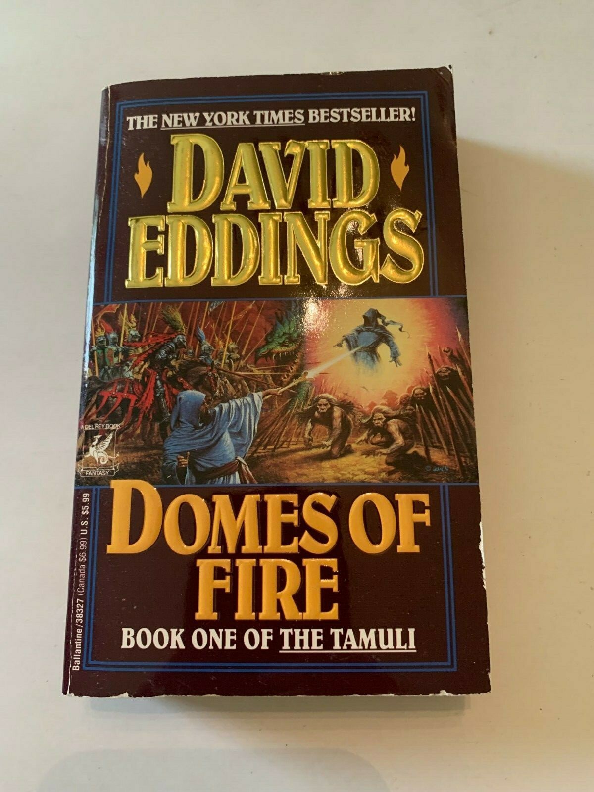 1993 Domes Of Fire by David Eddings Del Rey Paperback