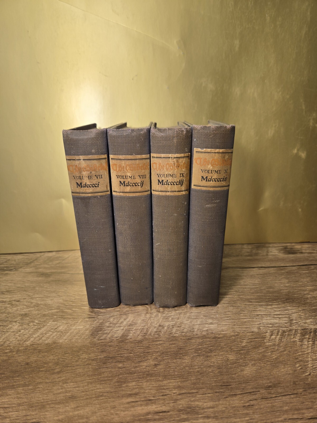 The Bibelot, Volumes VII-X Testimonial Edition, 1901-1904, Thomas B. Mosher