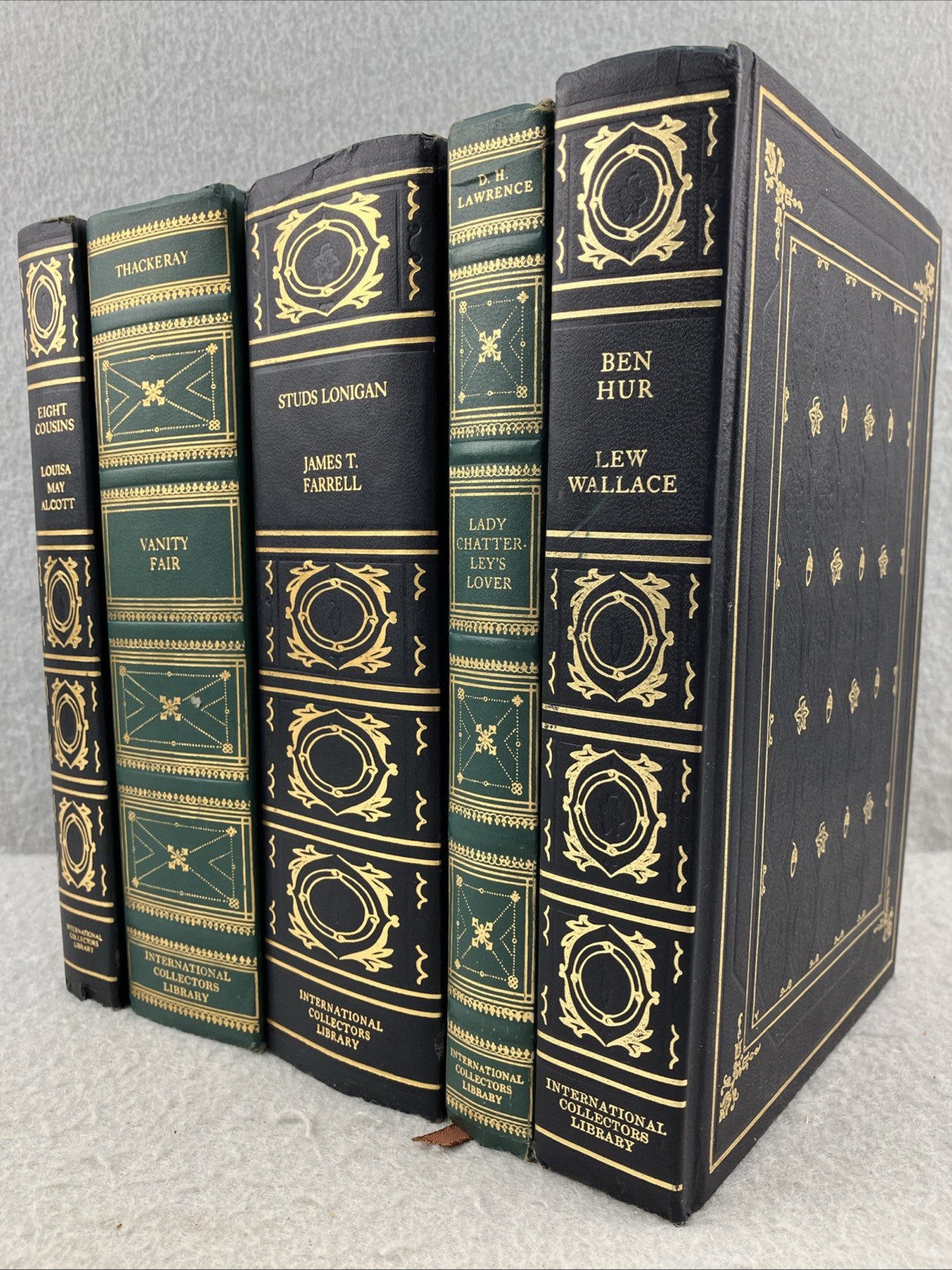 International Collectors Library Lot Of 5 Multi Color Decor Decorative Design