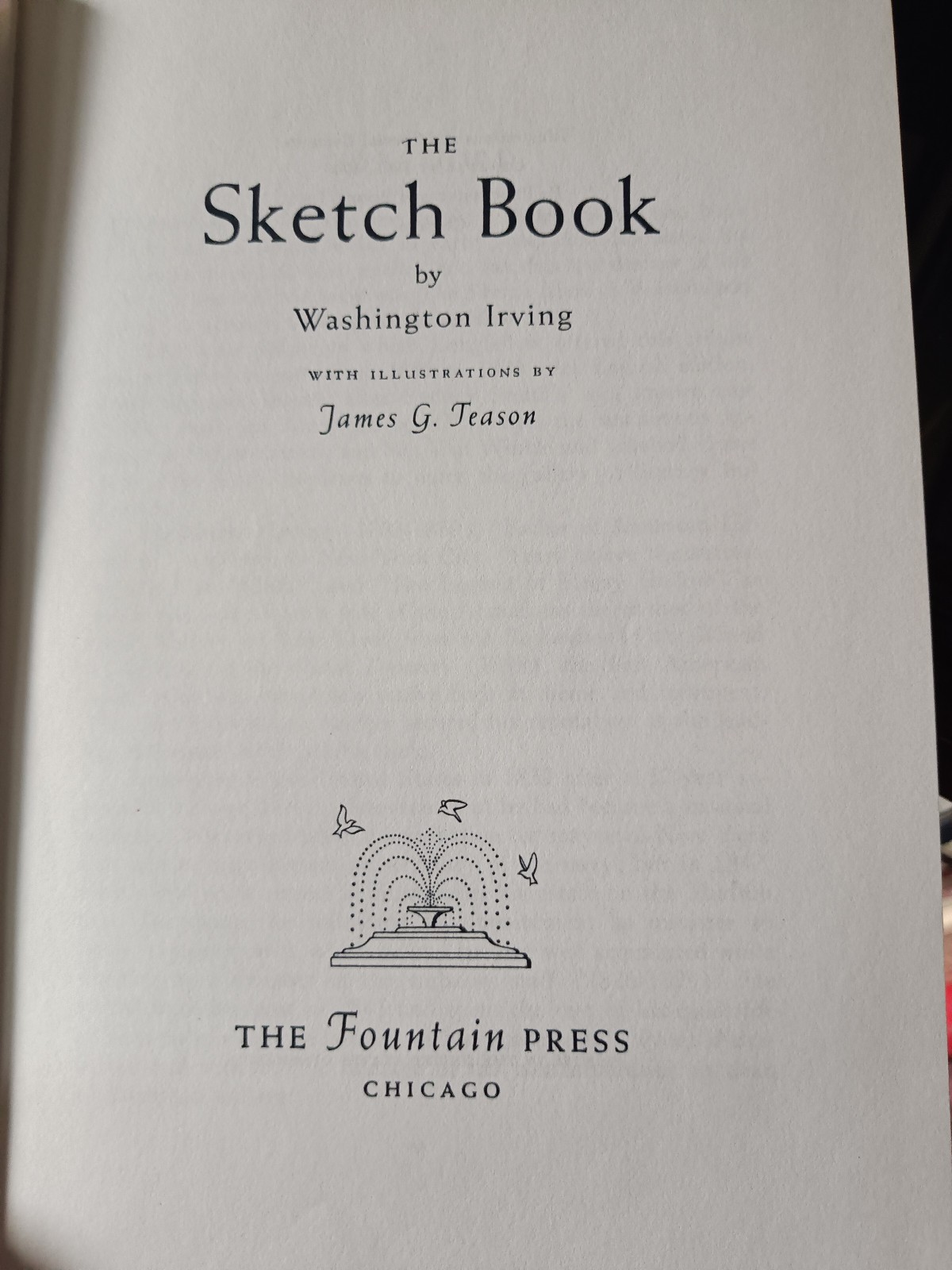 WORLD’S GREATEST LITERATURE_The Sketch Book_Washington Irving_1965_Very Good