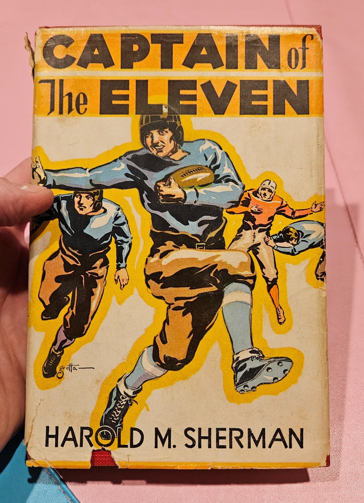 Captain of the Eleven Harold M. Sherman The Goldsmith Publishing Co Chicago 1933