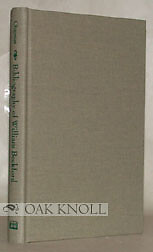 Guy Chapman / BIBLIOGRAPHY OF WILLIAM BECKFORD OF FONTHILL.|A 2001