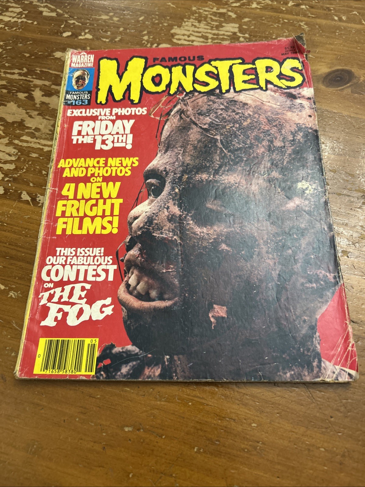 Famous Monsters #163 May 1980 Warren Magazine Friday the 13th