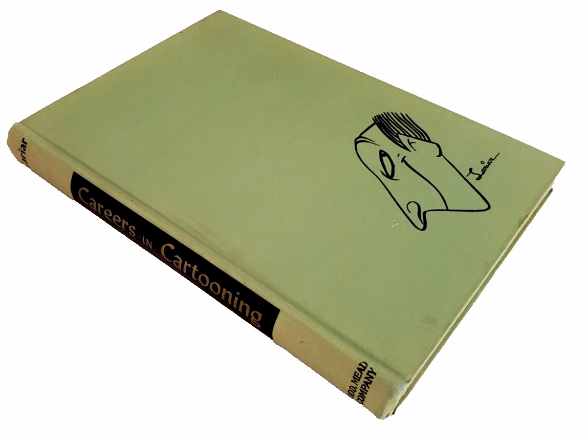 Careers in Cartooning Lawrence Lariar 1949 Illustrated Book Animation Editorial