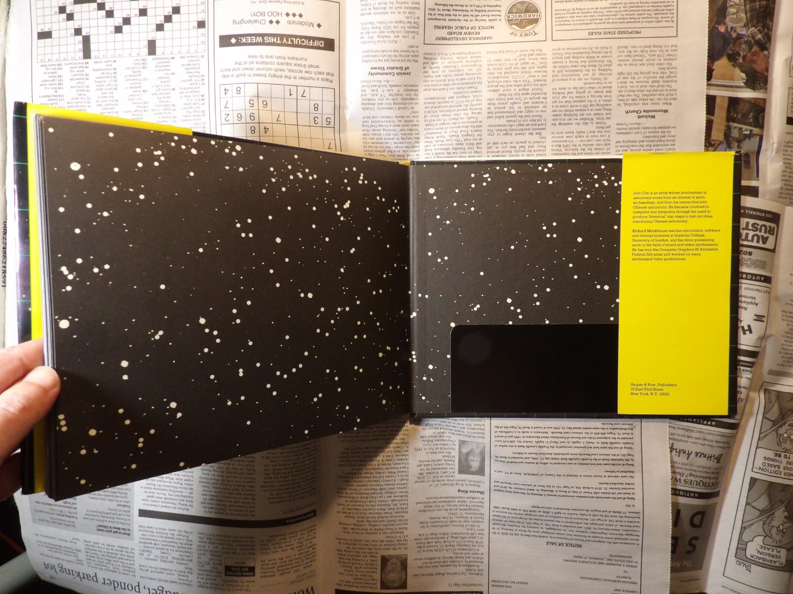 3-D Star Maps – Monkhouse – Cox – First Edition 1989 – NO GLASSES