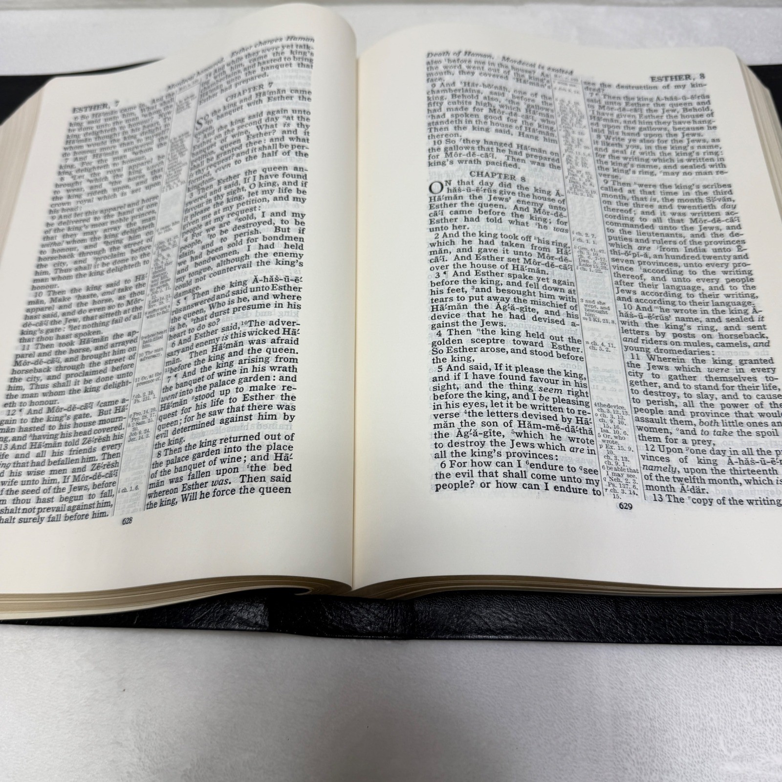 KJV Loose-Leaf Reference Bible Bonded Leather **READ SEE**