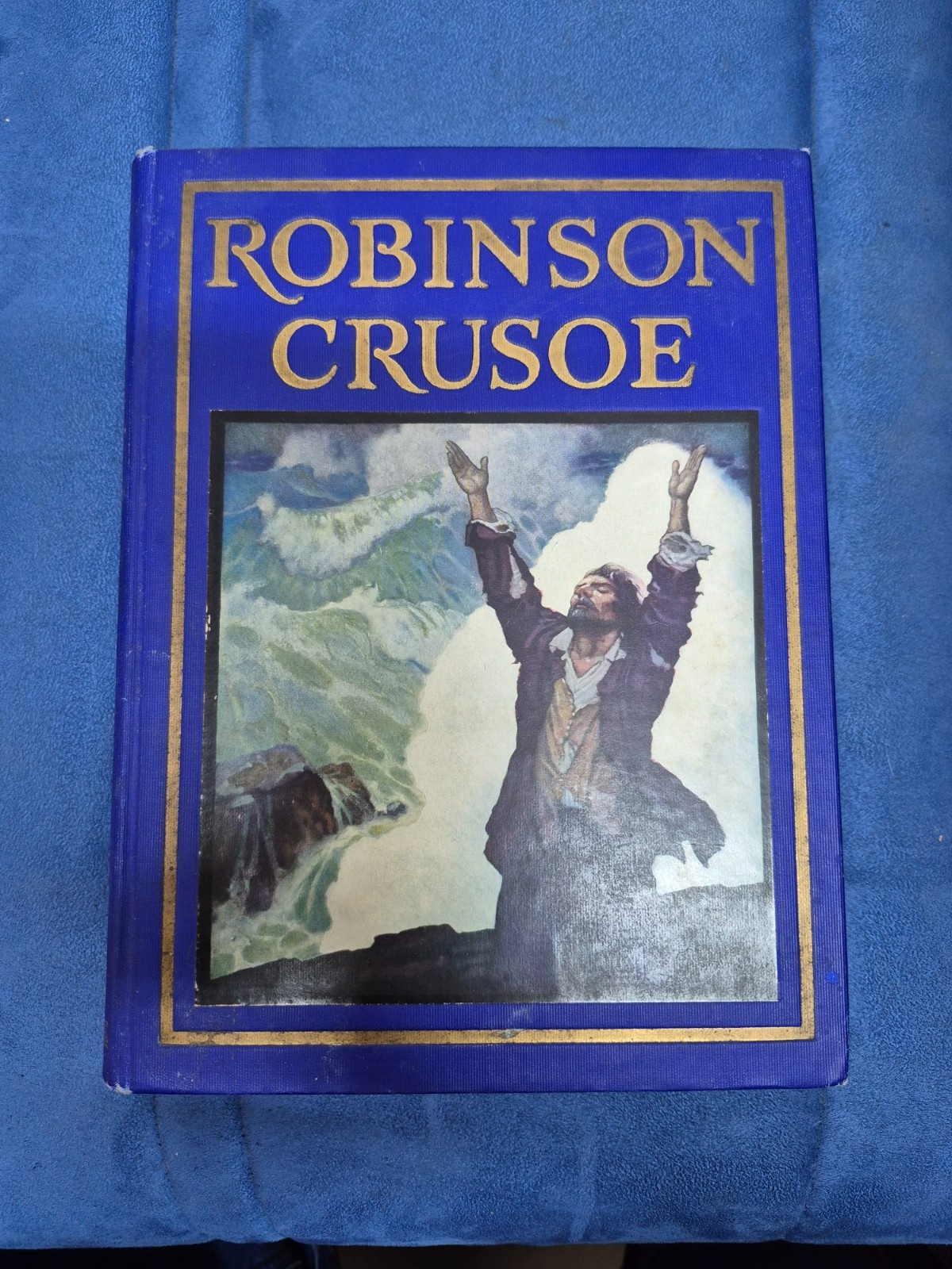 1920 Robinson Crusoe – Daniel Defoe – Illustrated by N.C. Wyeth – Sampson Low –