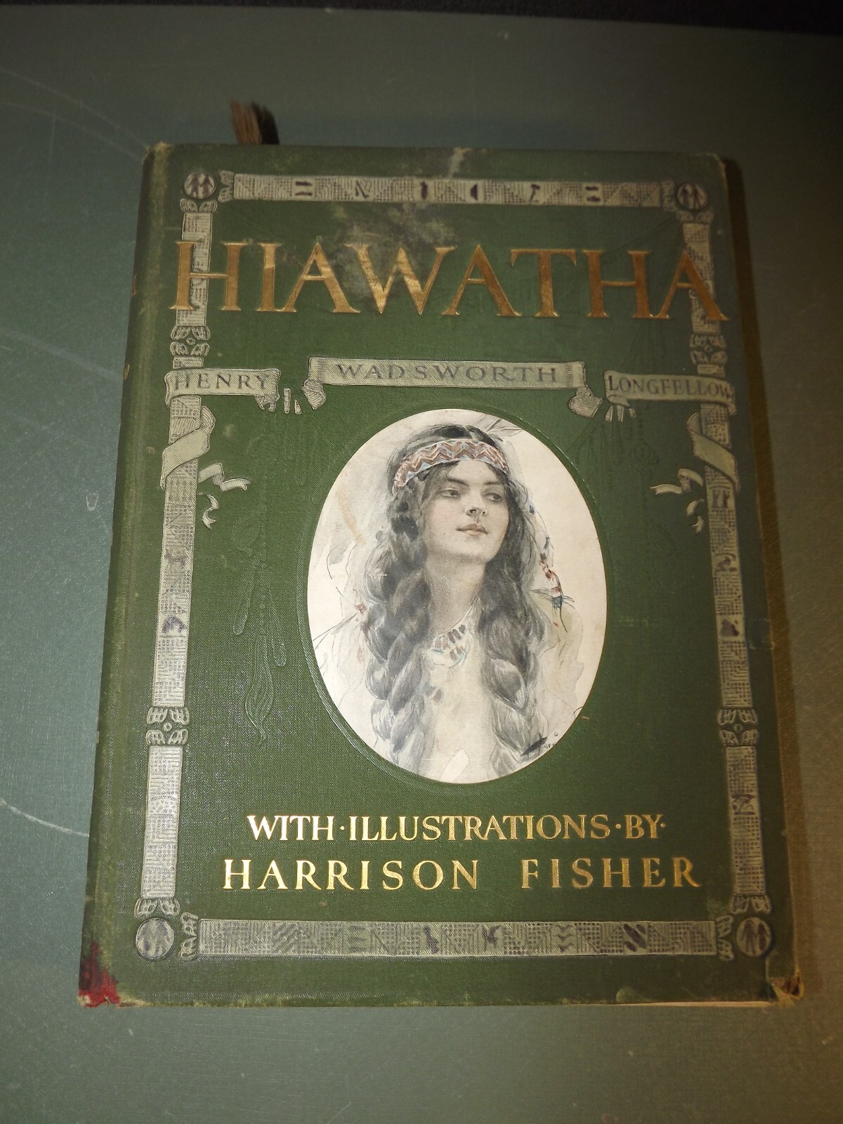 1906 Song of Hiawatha by Longfellow, Harrison Fisher illustrations