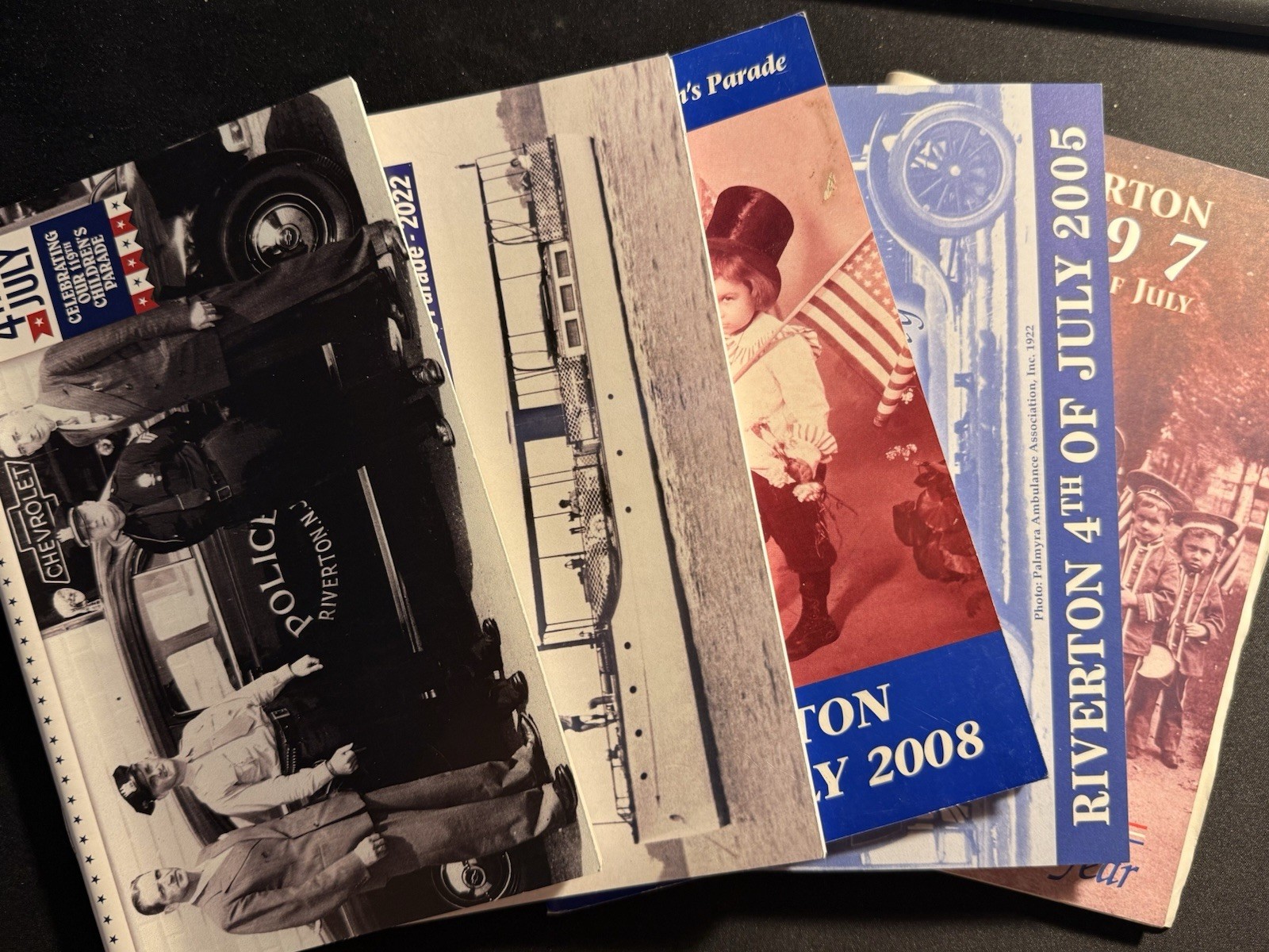 RIVERTON NJ 4th of JULY PARADE PROGRAM BOOK (5) Pick Up Only