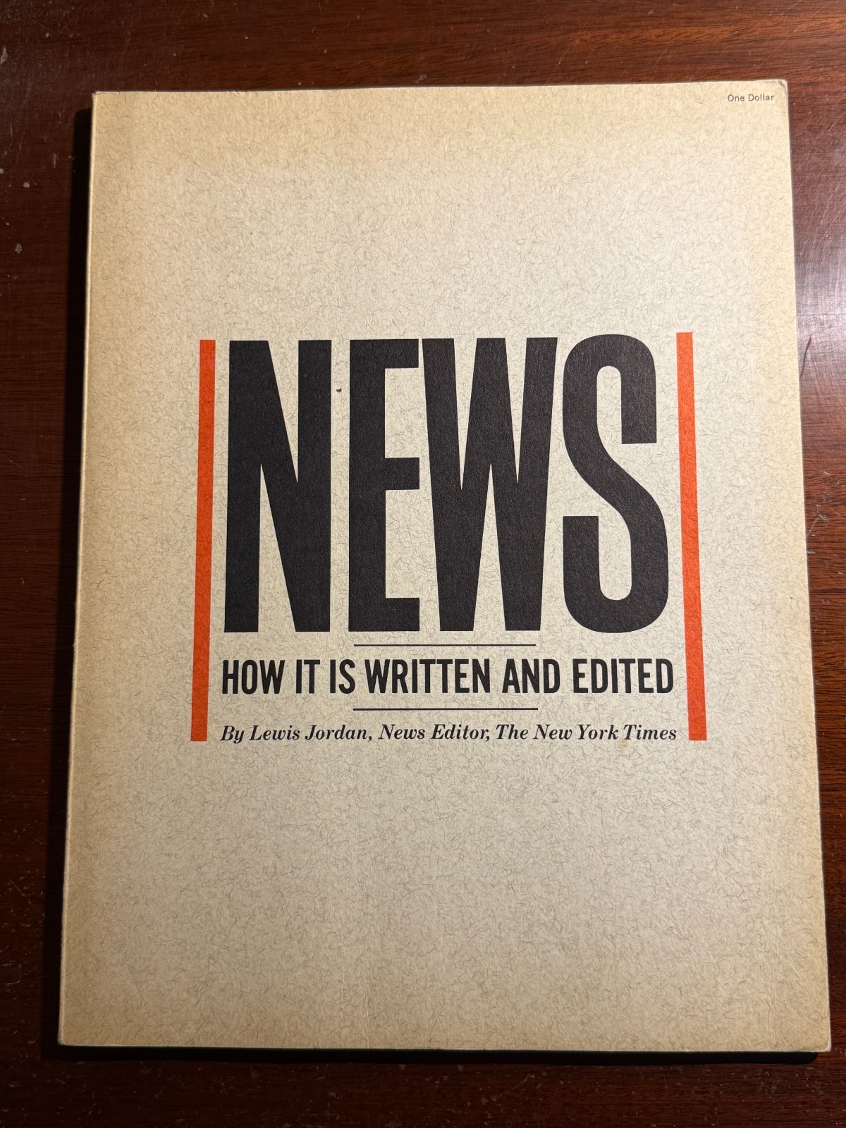News How It Is Written and Edited Lewis Jordan Vintage Paperback Book