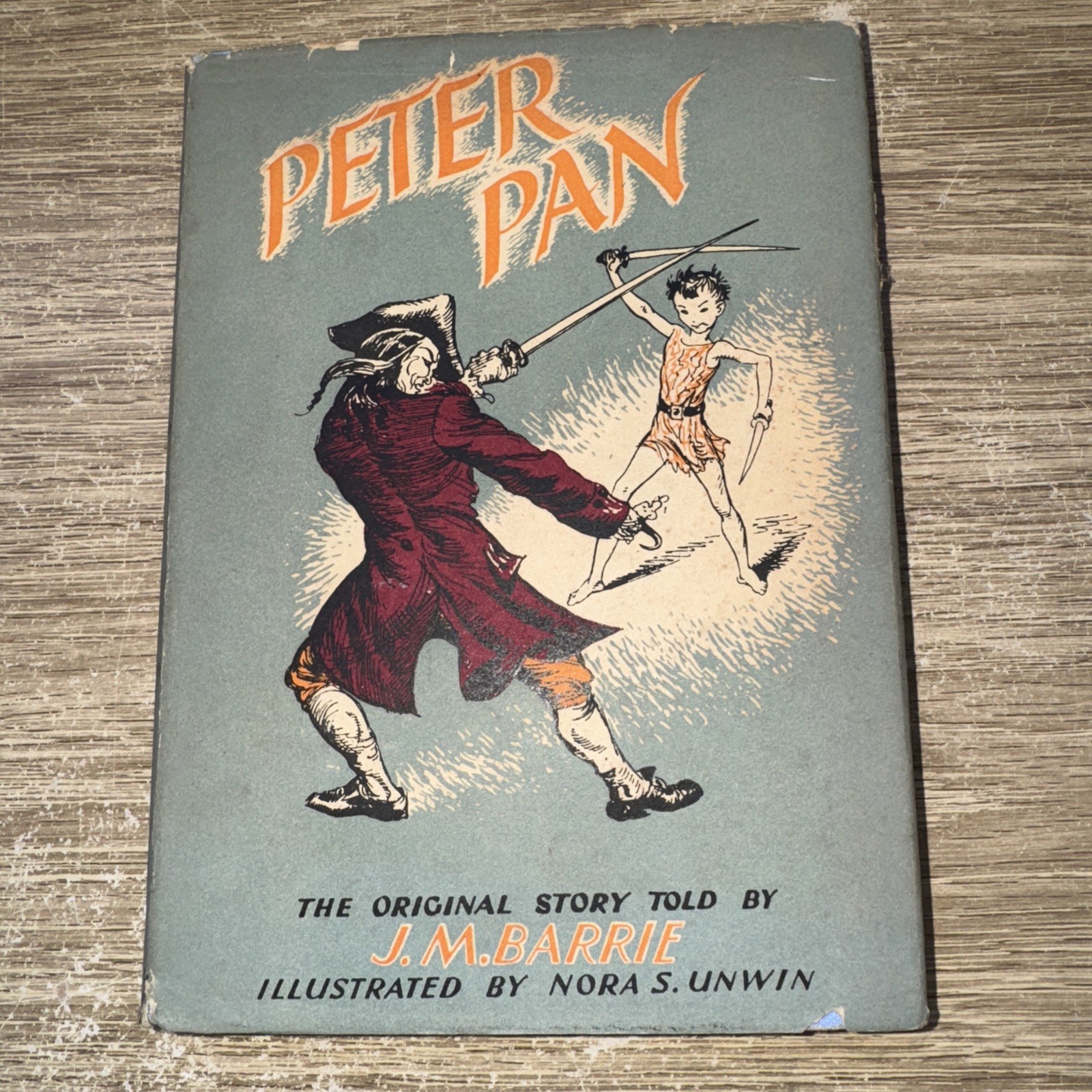 Peter Pan Original Story Told by J.M.Barrie 1956 Edition By Hodder & Stoughton