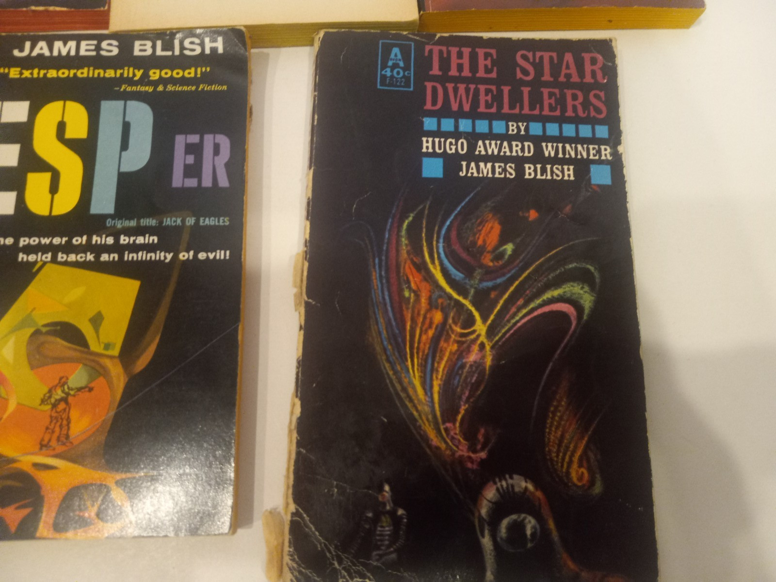 James Blish Vintage Sci Fi Paperback Lot -VOR, The Seedling Stars, ESP-er
