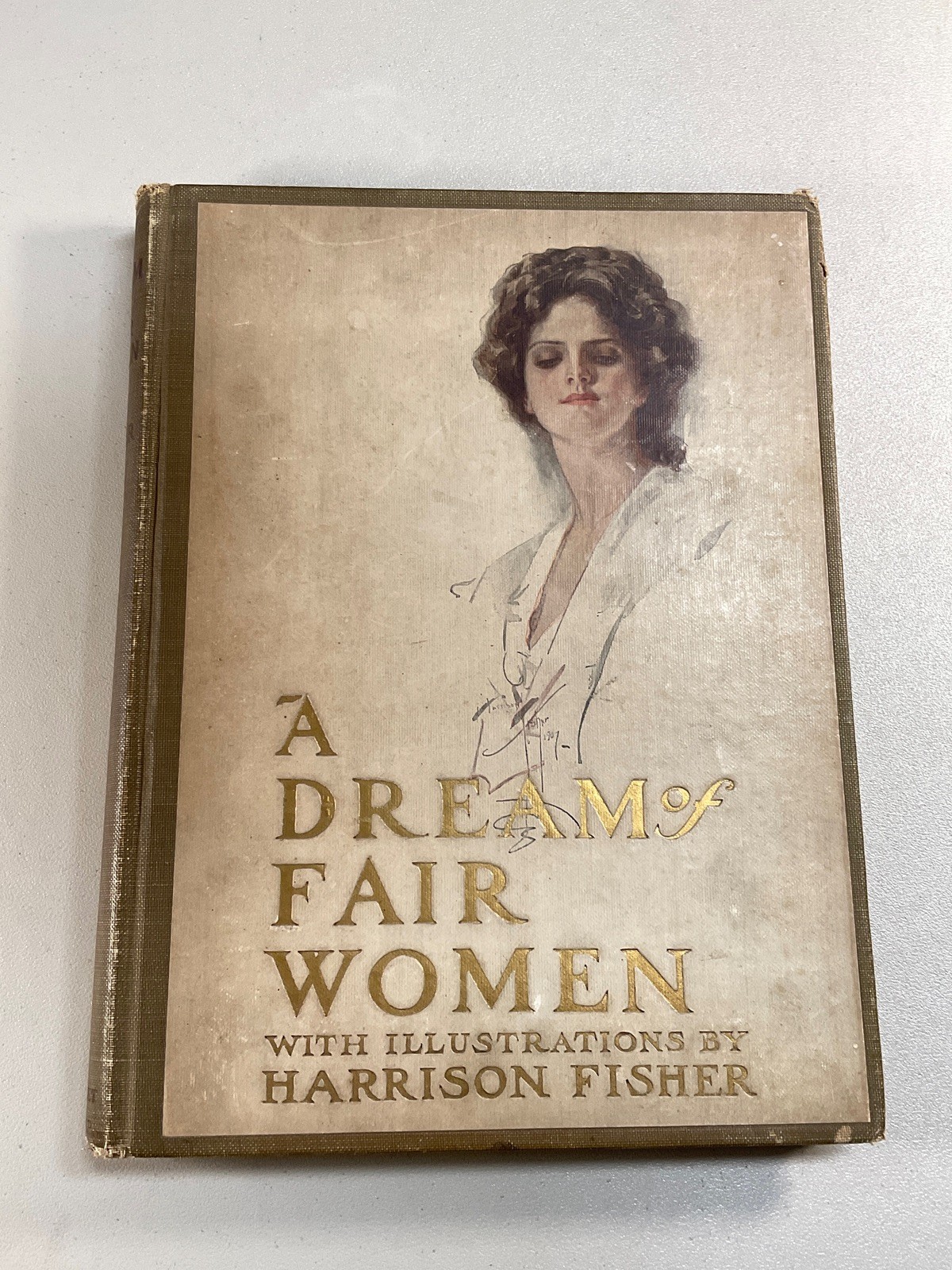 A Dream of Fair Women 1907 Harrison Fisher Girl Illustrated Gift Book