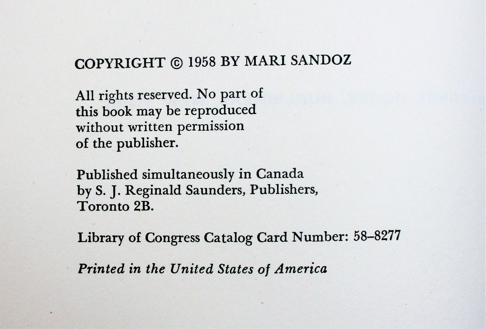 SIGNED LTD ED „The Cattlemen“ Mari Sandoz 1958 Slipcased HC w/DJ Hastings House