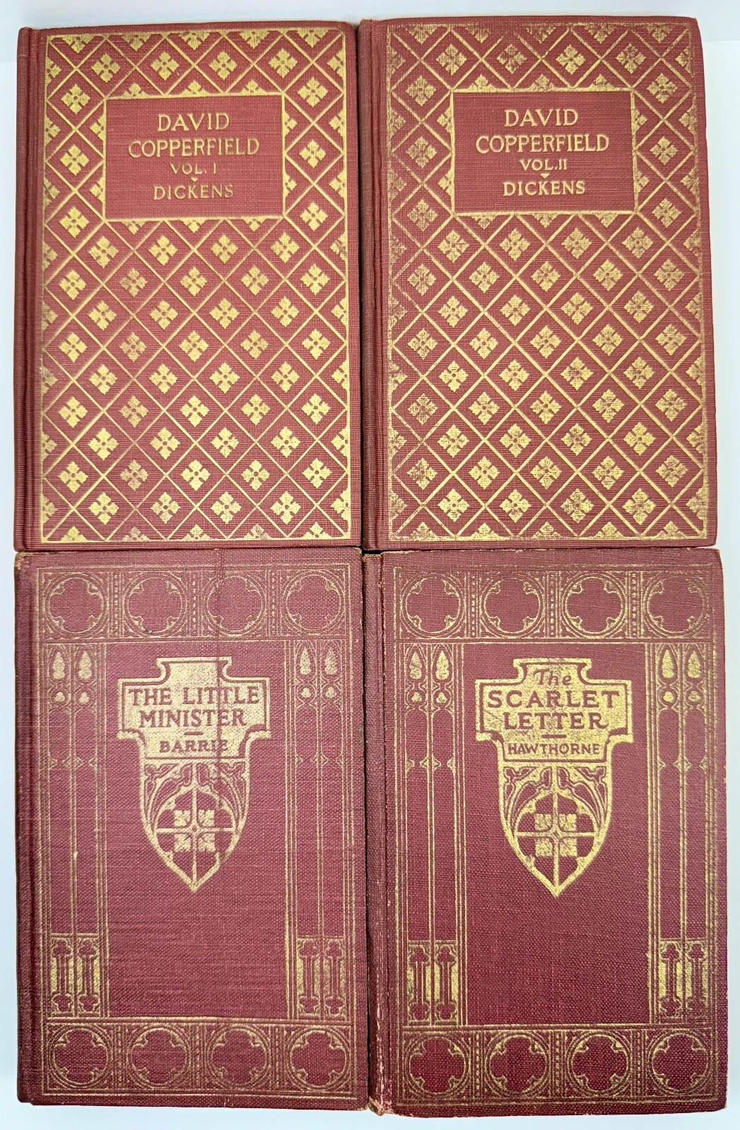 J. H. Sears Pocket Books Lot Of 4 Little Minister Scarlet Letter David Copperfie