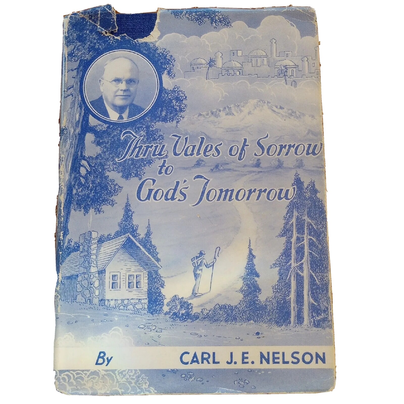 Thru Vales of Sorrow to Gods Tomorrow Carl Nelson VTG Evangelical Christian Book