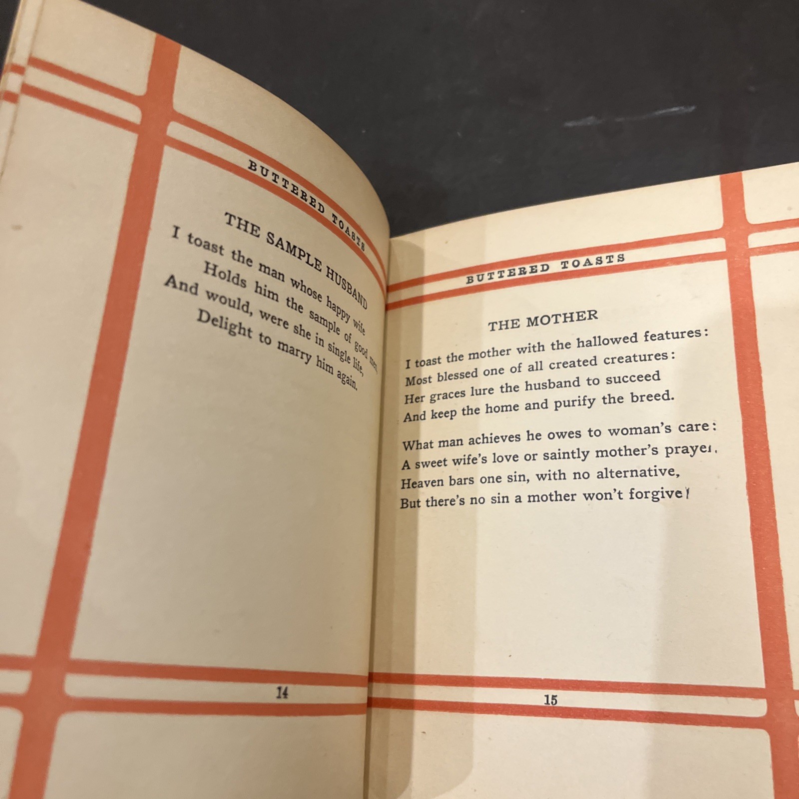 Rare Antique Buttered Toasts Book From 1911 By Fred Emmerson Brooks True 1st Ed