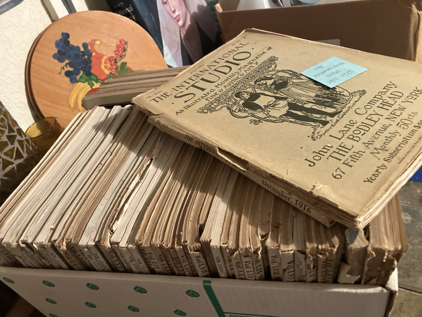 Art Magazines, 1910s & ’20s (lot of many) Int’l Studio, Art & Progress, AmArtStu