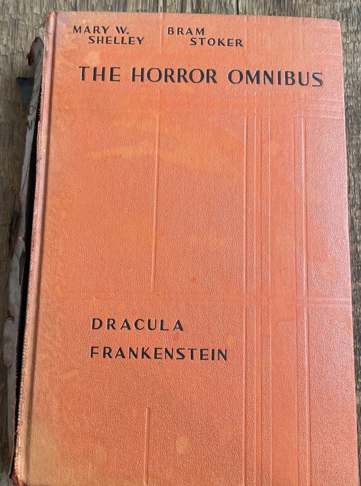 Vintage The Horror Omnibus, Dracula/Frankenstein, Stoker/Shelley, 1939