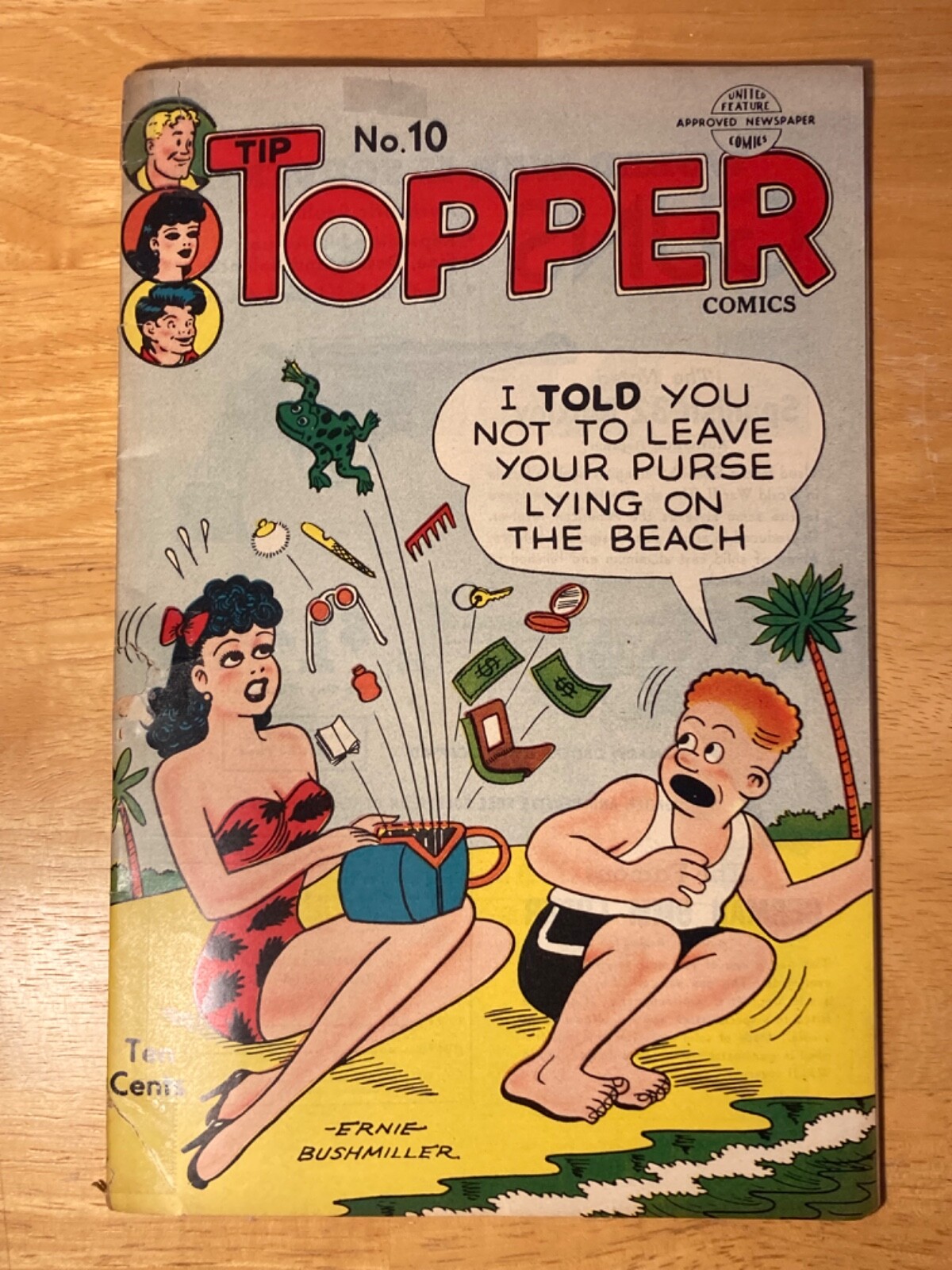 Tip Topper #10 1951 United Swimsuit Fritzi Abner Ernie Bushmiller Al Capp