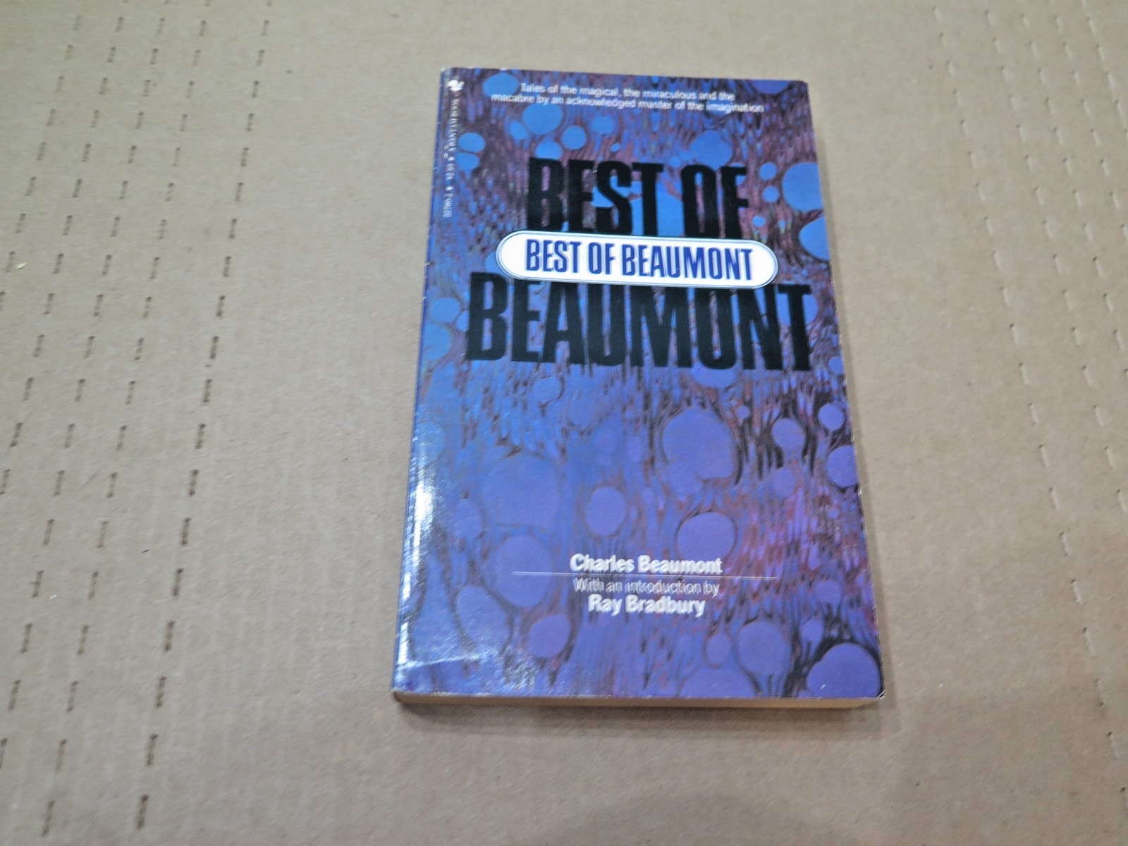 Charles Beaumont, The Best of Beaumont 1982 Bantam 1st pb Horror / Fantasy Fic