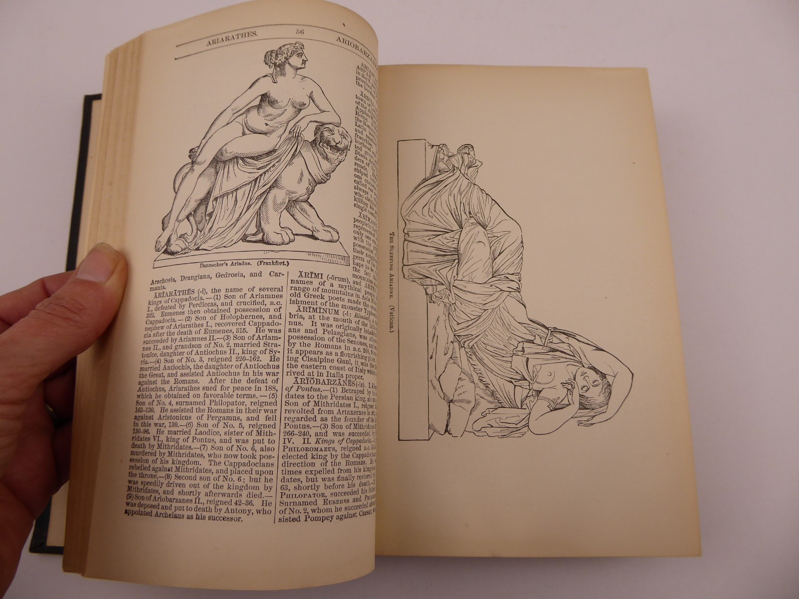Antique: A Smaller Classical Dictionary By William Smith HB American Book Co.