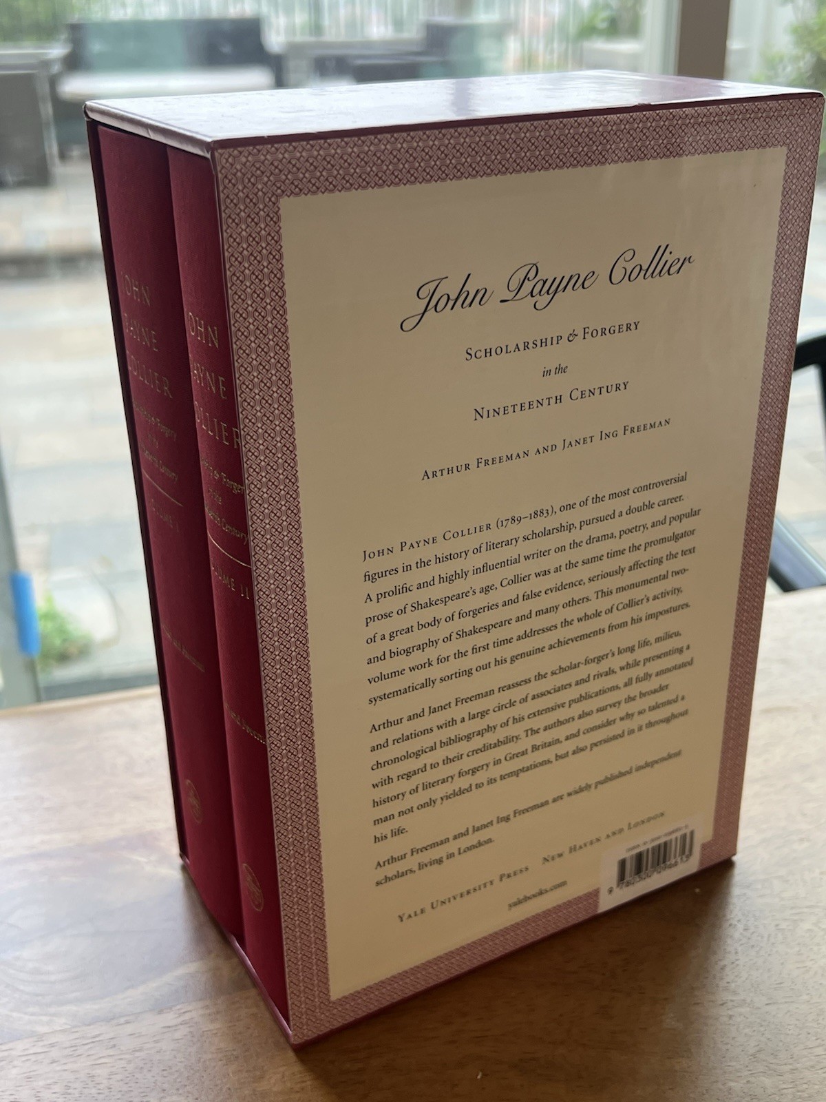 Arthur FREEMAN / John Payne Collier Scholarship and Forgery 1st Edition 2004
