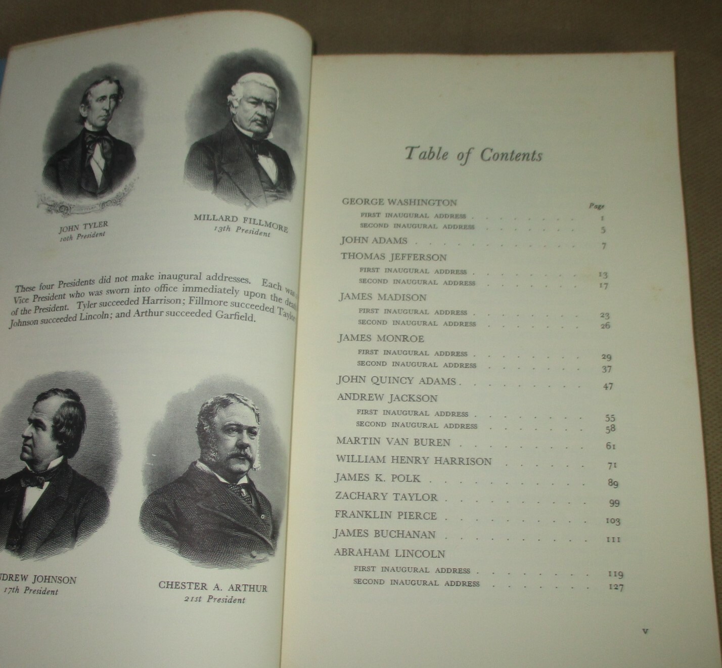 Inaugural Addresses Of The Presidents Of The Unites States From 1789-1966