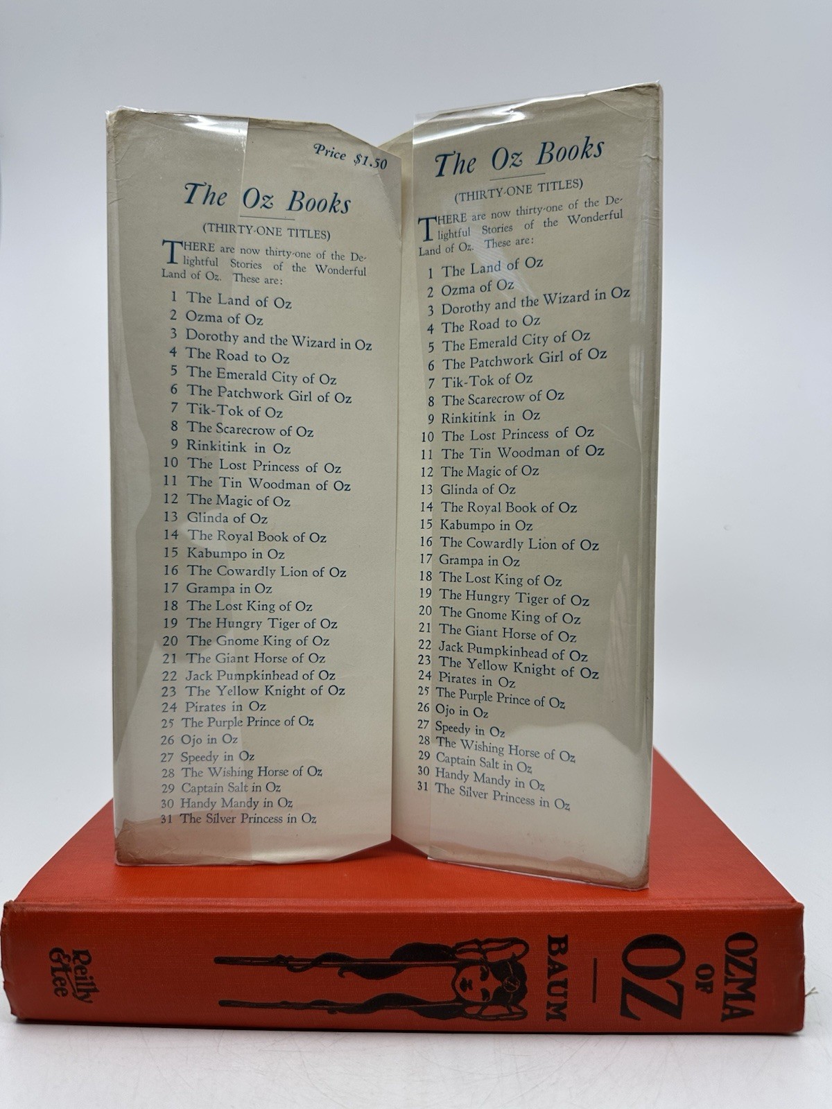 Ozma of Oz L Frank Baum Jno R Neill Vintage HC w/DJ Reilly & Lee 1907 The Wizard