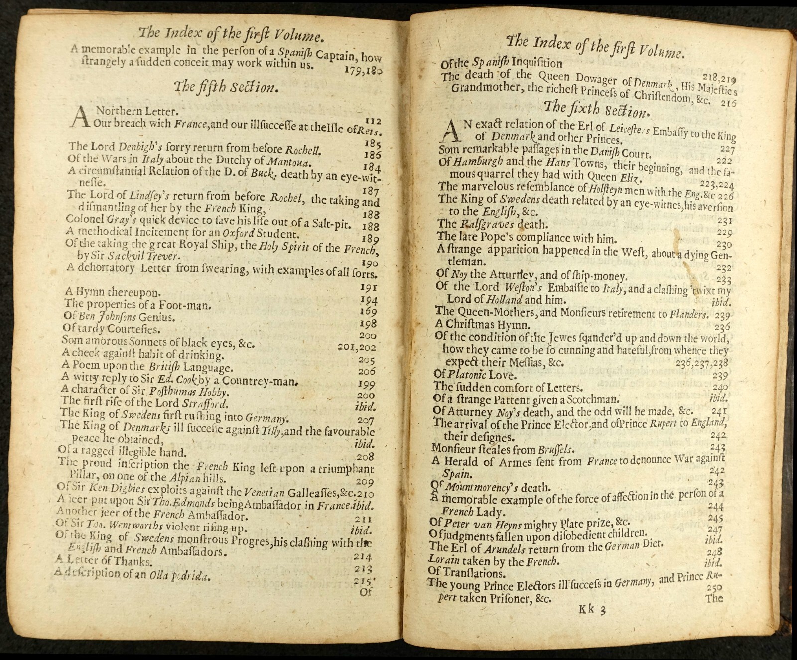 1673 HOWELL. EPISTLE LETTER KING JAMES ERL VISCOUNT KNIGHT BISHOP CAPTAIN DOCTOR