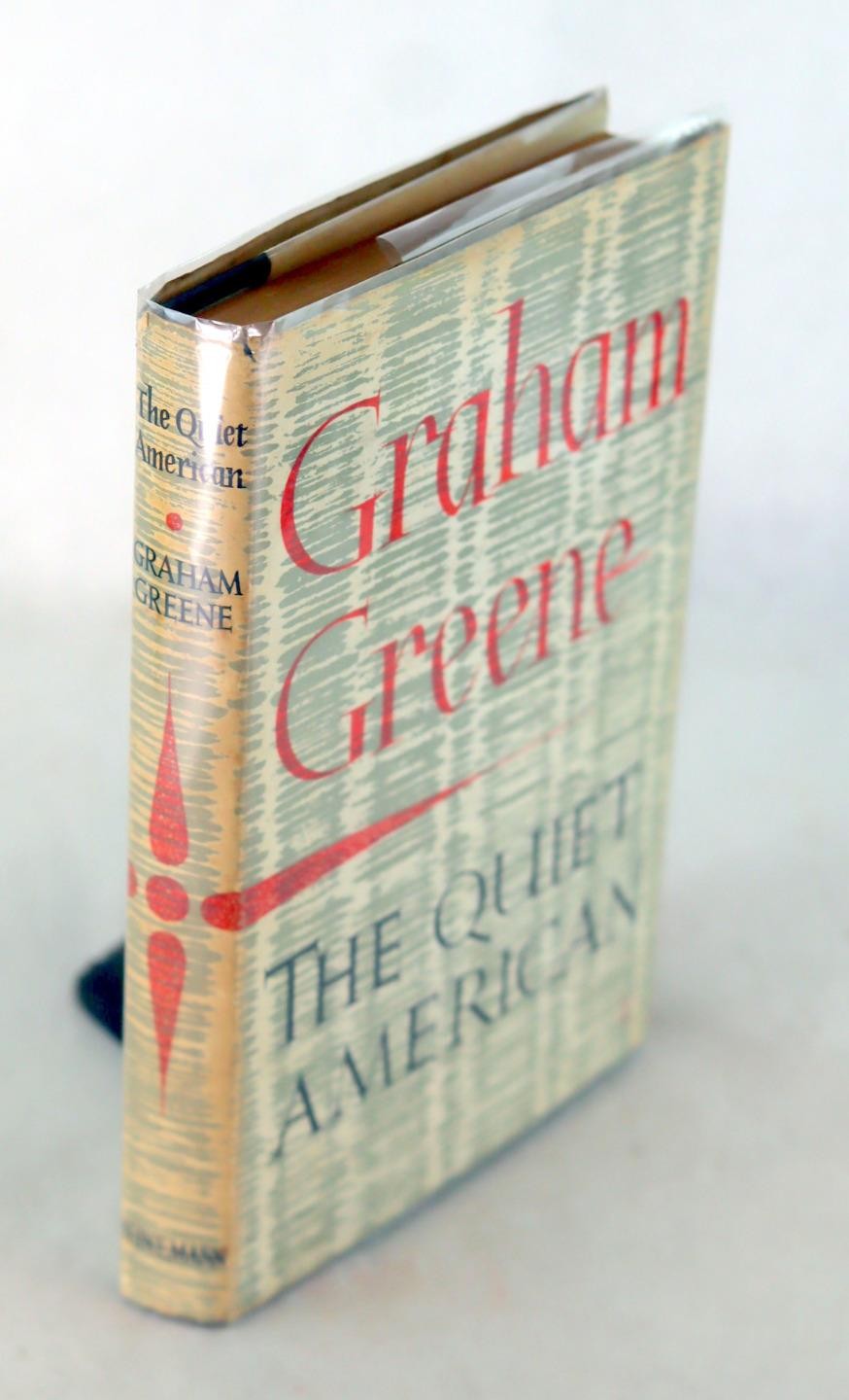 Graham Greene 1st UK Ed 1955 The Quiet American Heinemann Ed Hardcover w/DJ