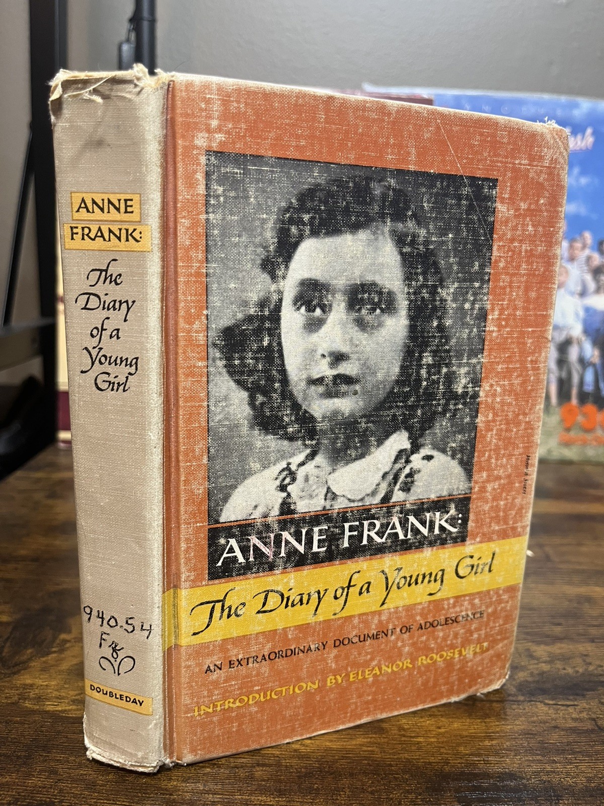 Anne Frank The Diary of a Young Girl 1967 Vintage Hardcover