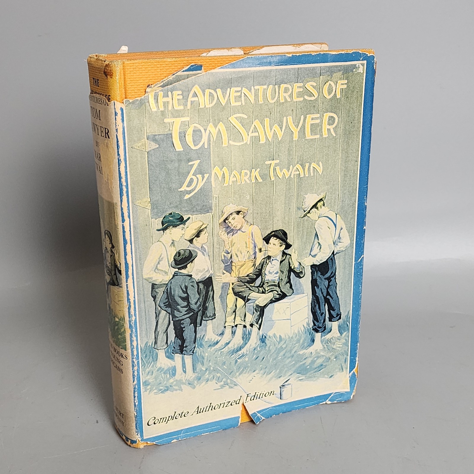 The Adventures of Tom Sawyer by Mark Twain 1920 A.L. Burt Company Hardcover