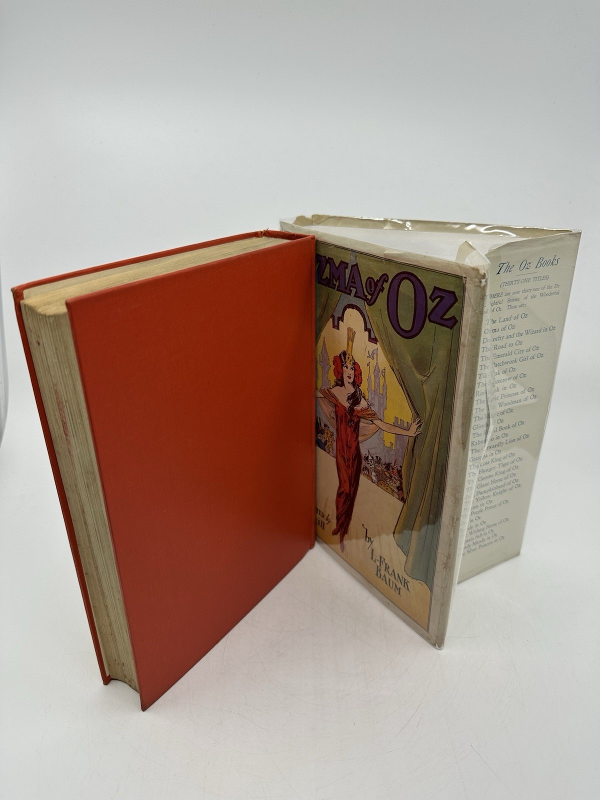 Ozma of Oz L Frank Baum Jno R Neill Vintage HC w/DJ Reilly & Lee 1907 The Wizard