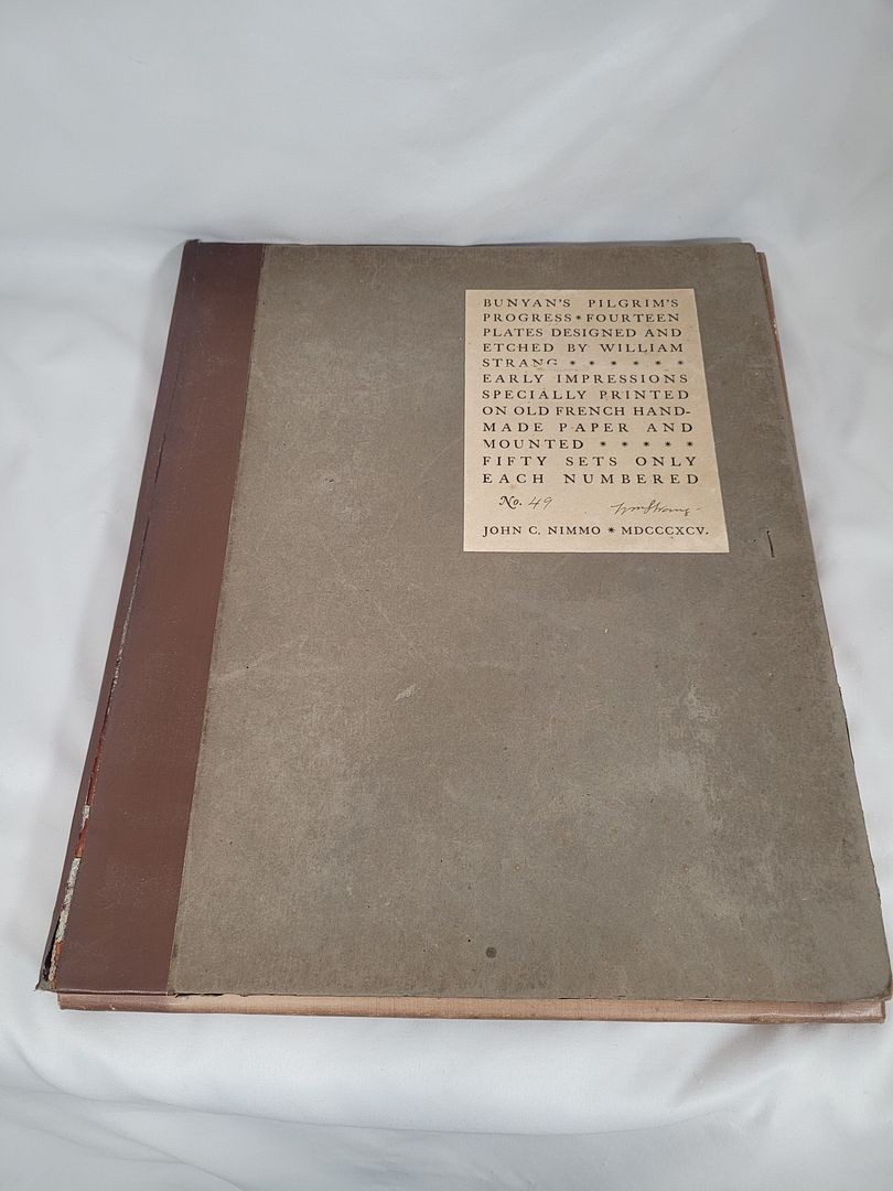 Bunyan’s Pilgrim’s Progress Fourteen Plates Designed and Etched; William Strang