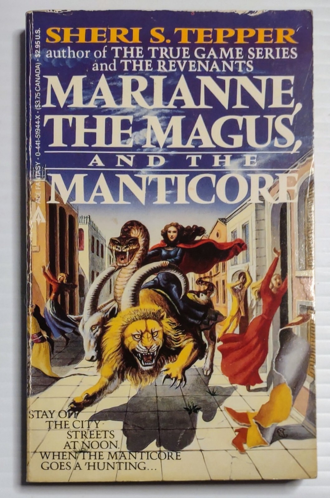 MARIANNE, THE MAGUS, AND THE MANTICORE Sheri S. Tepper 1985 VTG Ace PB Fantasy