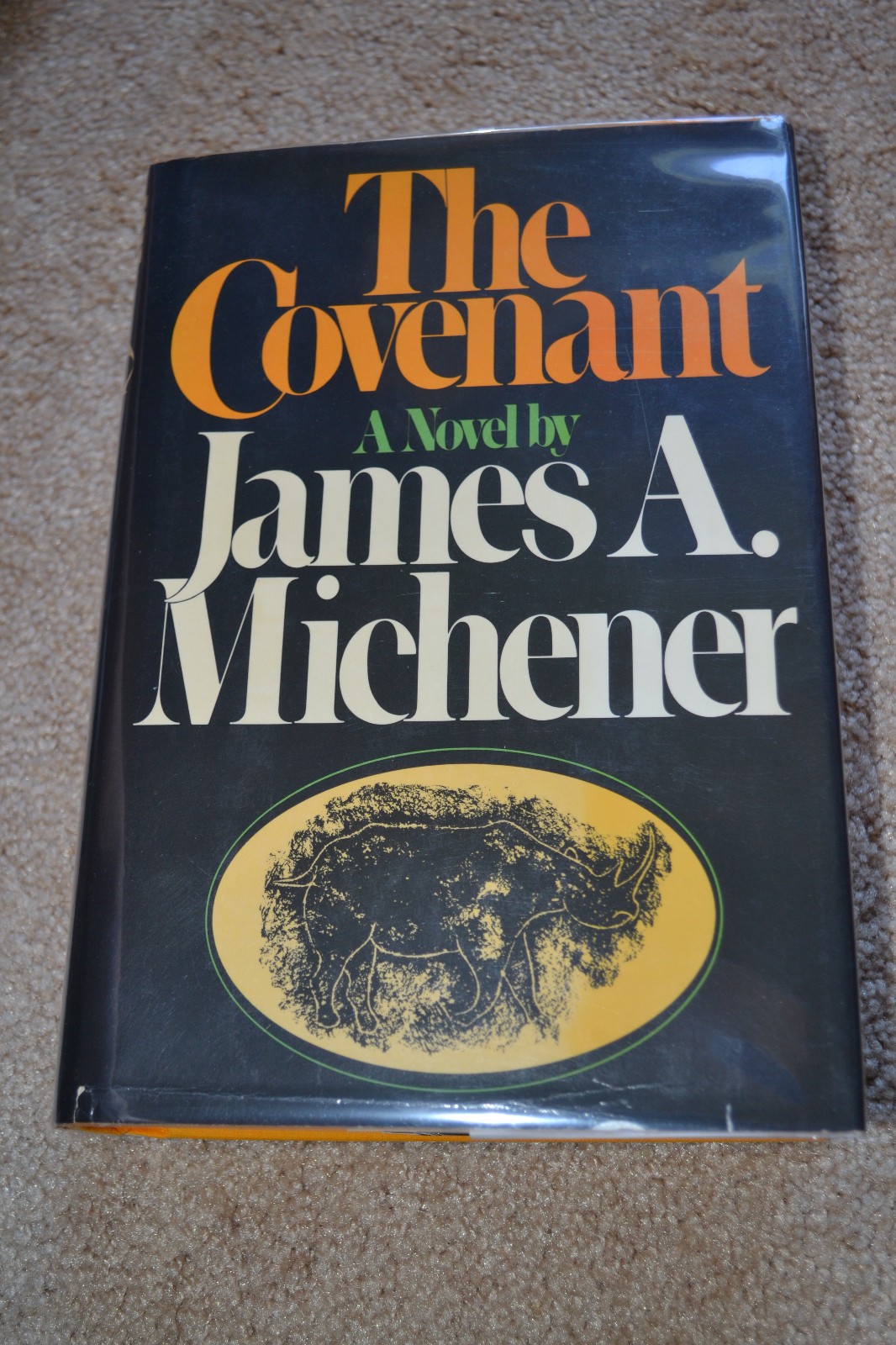 SIGNED JAMES MICHENER, THE COVENANT, 1980, 1/1, VF