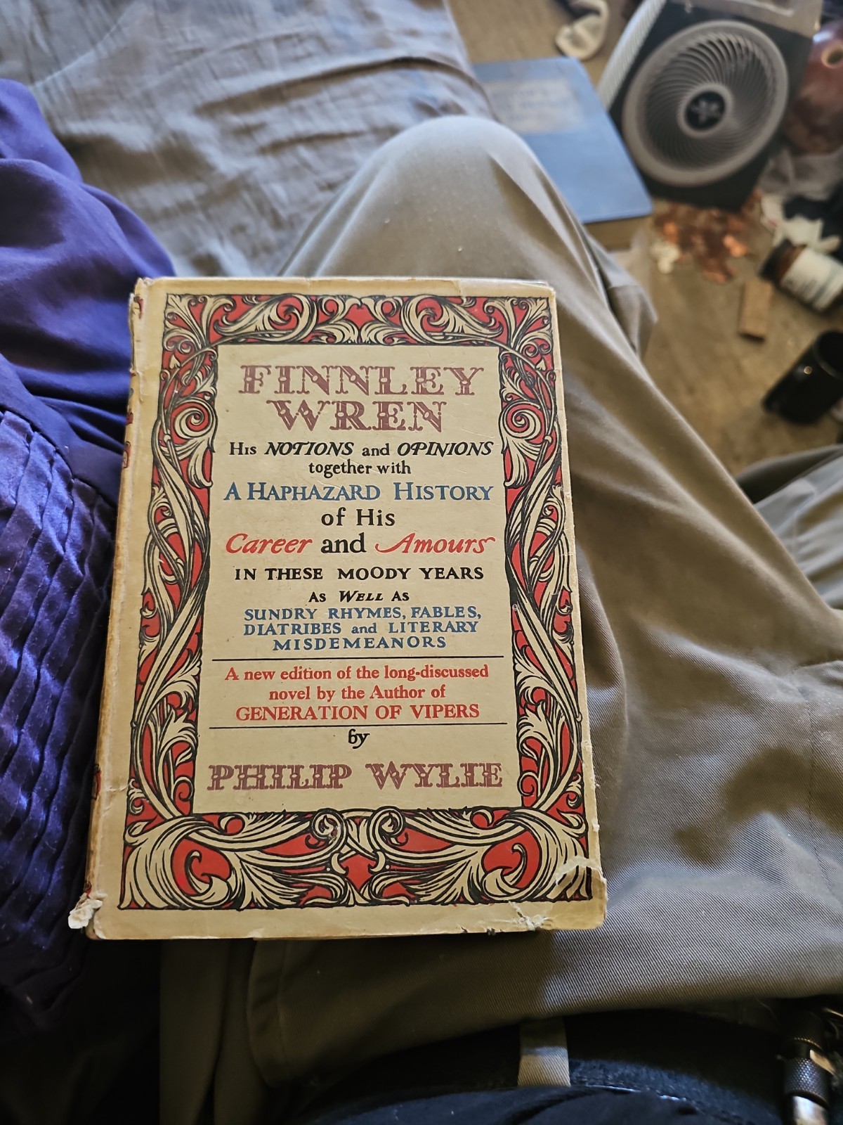 Finnley Wren by Philip Wylie 1934/First Edition/HC/DJ