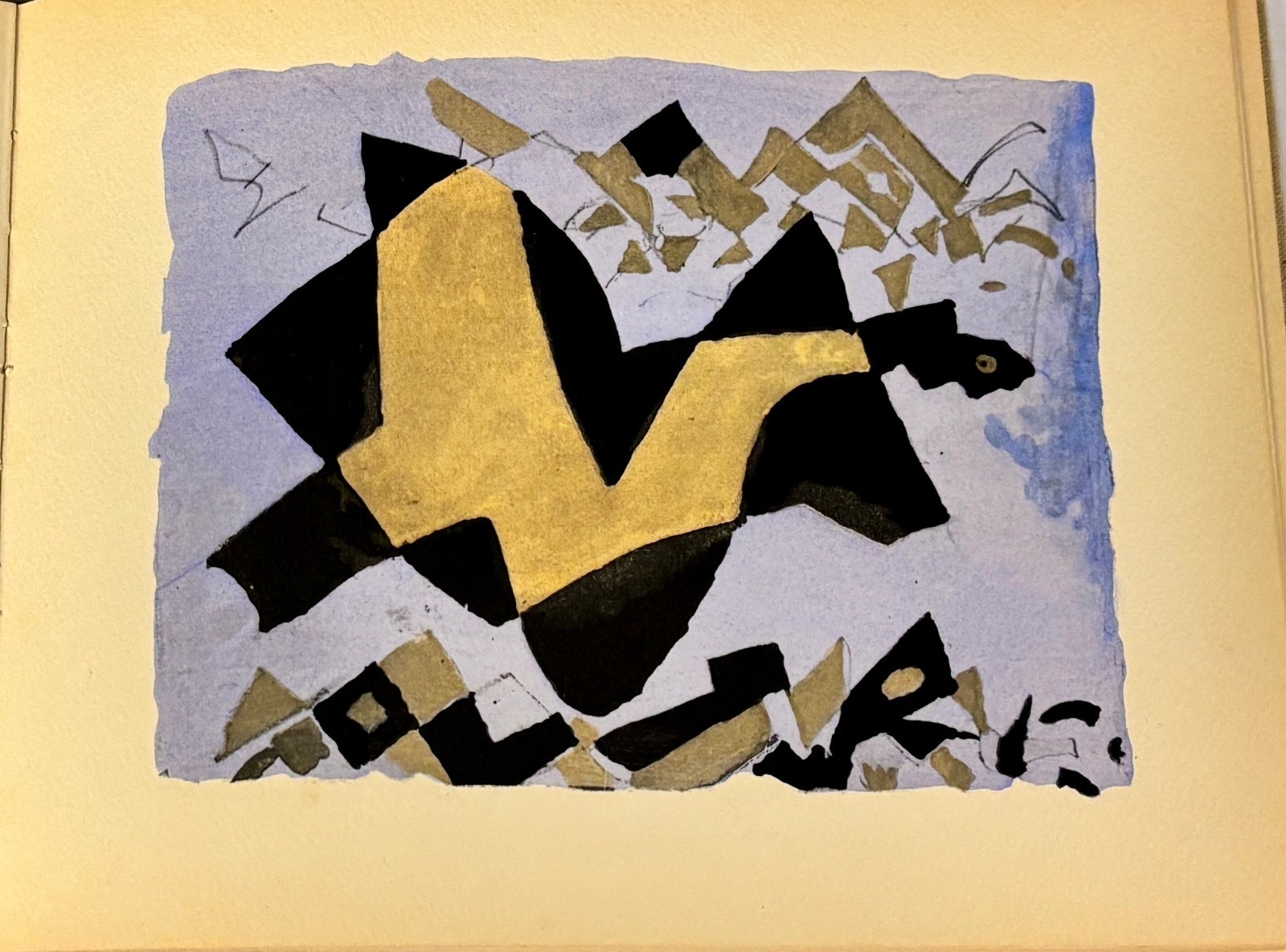 Georges Braque Le Solitaire [Limited Edition:1959], #658 of 900 Andre Verdet ed.