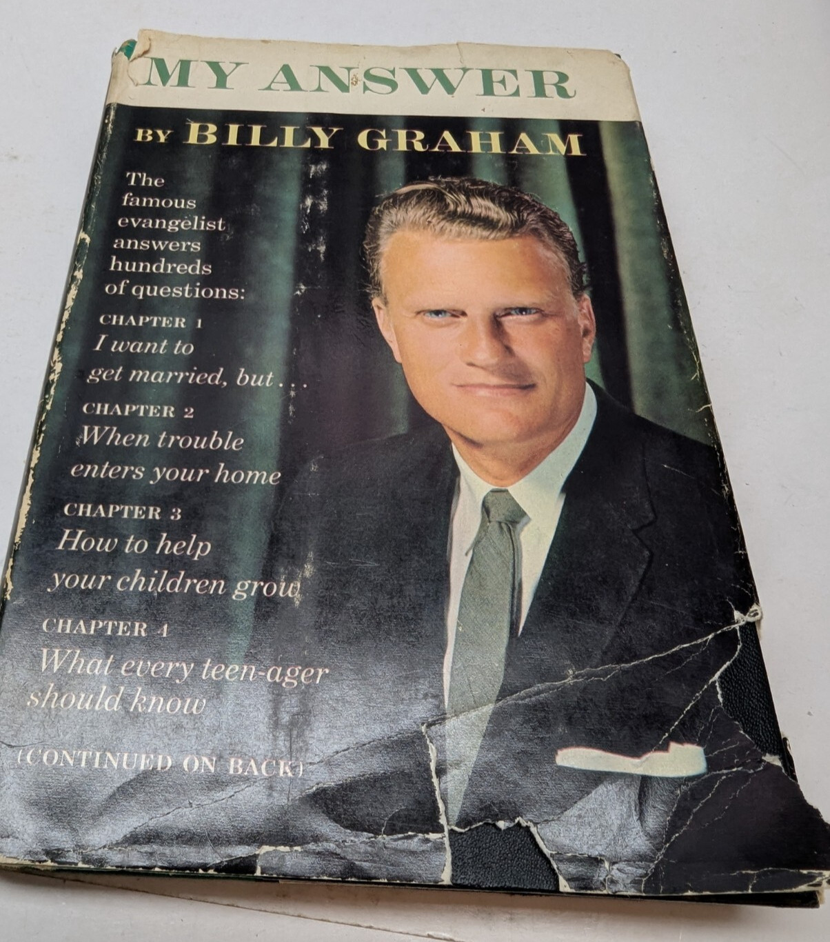 Billy Graham My Answer Pocket Books 1960 Doubleday and Company Hardcover DJ