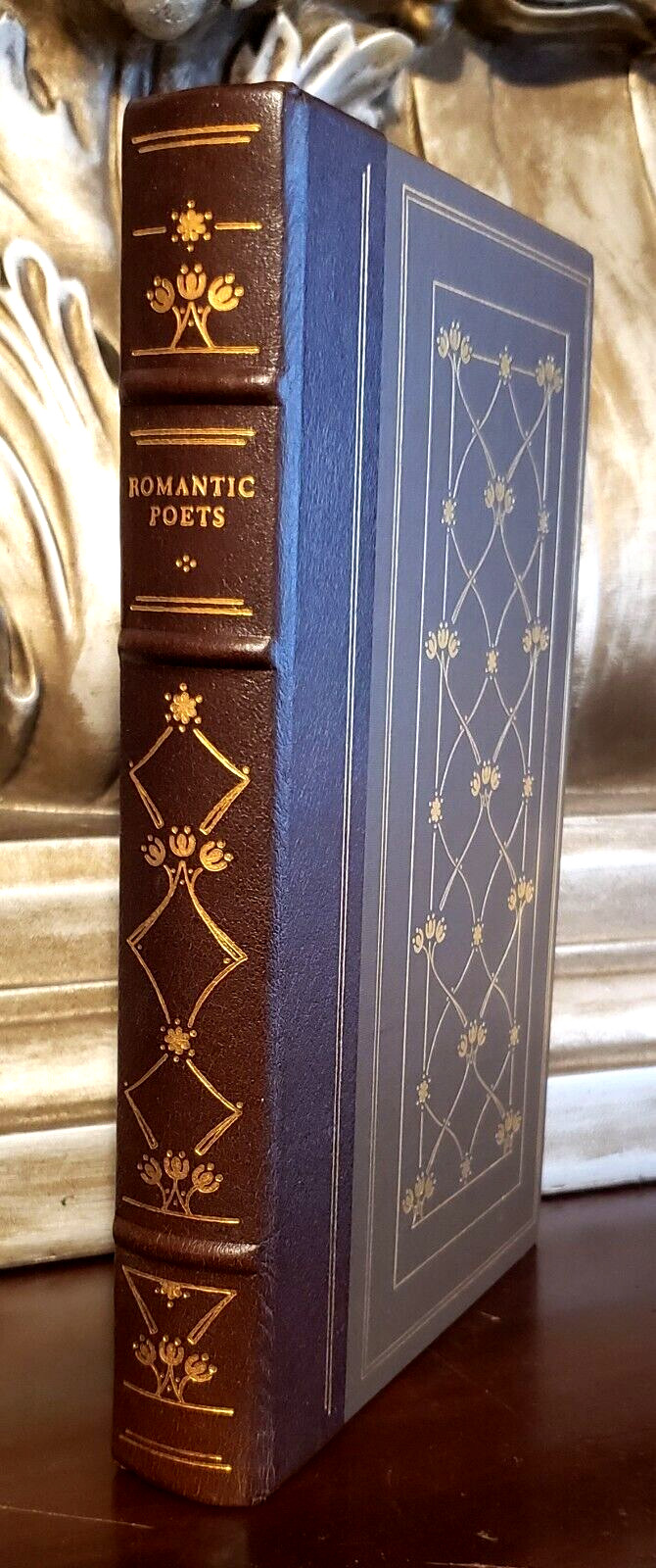 Romantic Poets (1982 Franklin Library, Hardcover – 1/4 Leather spine, Like New)