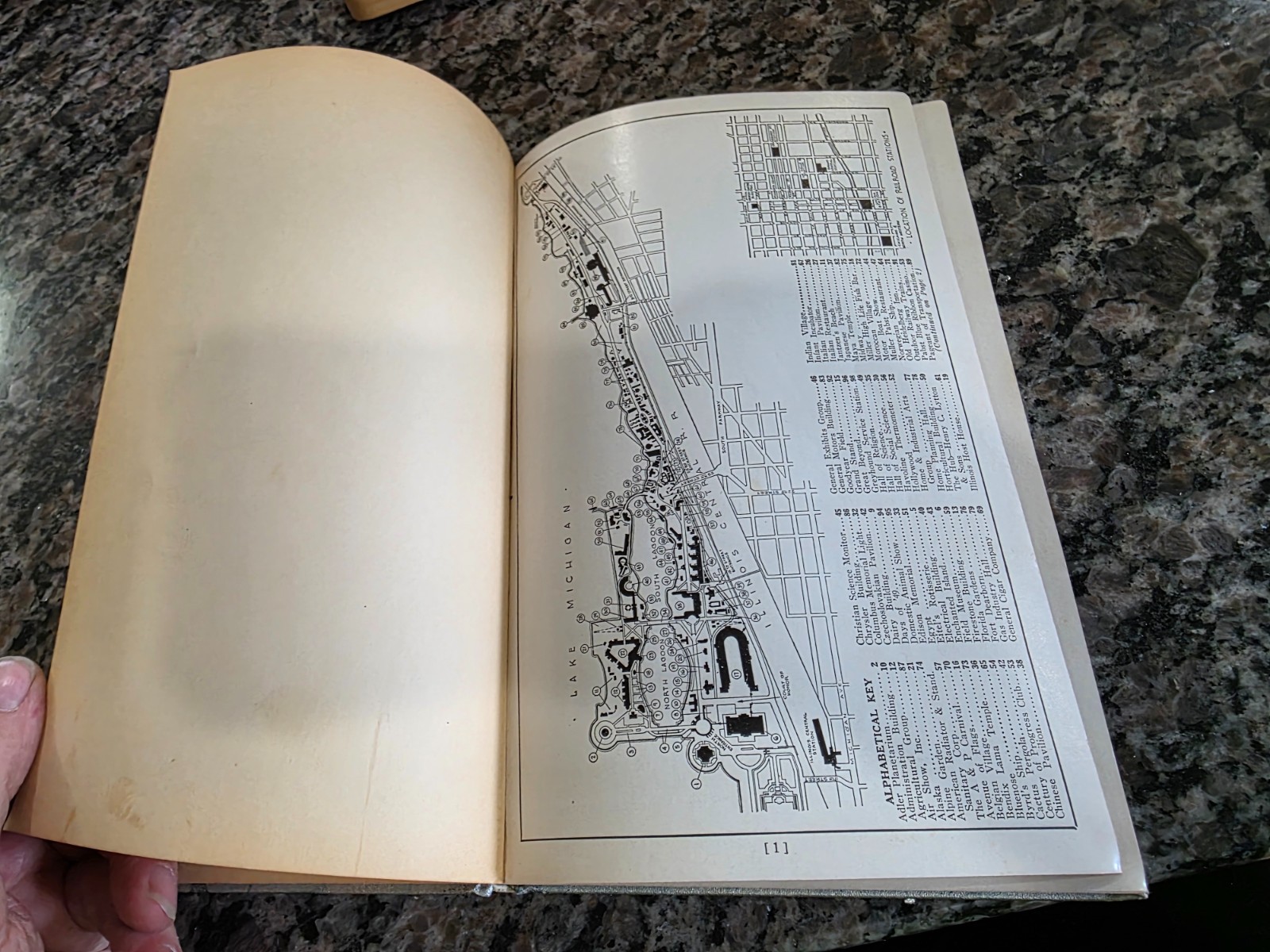 1933 Century of Progress Official Guide Book Of the Fair Chicago World’s Fair LB