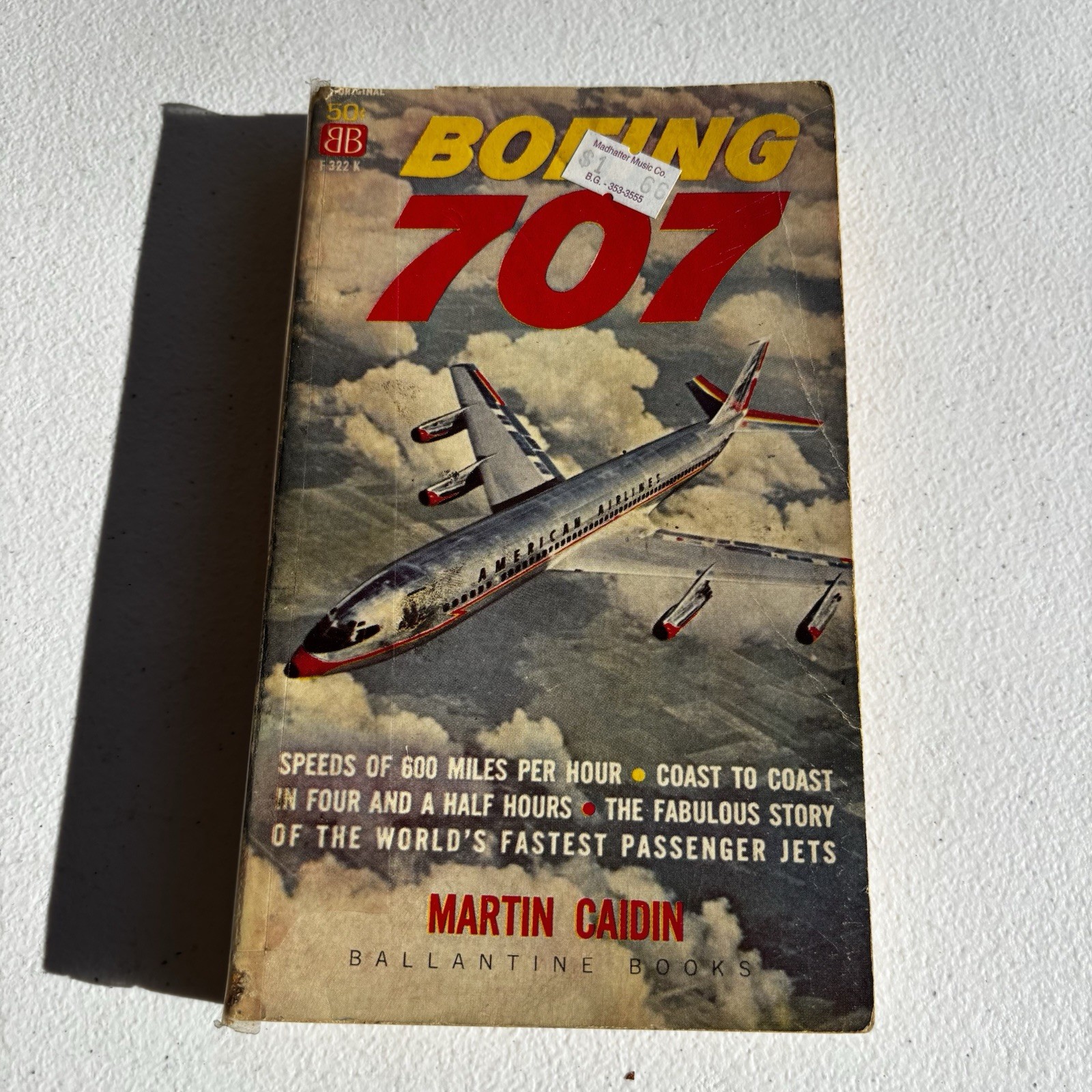 Boeing 707 by Martin Caidin 1959 Vintage