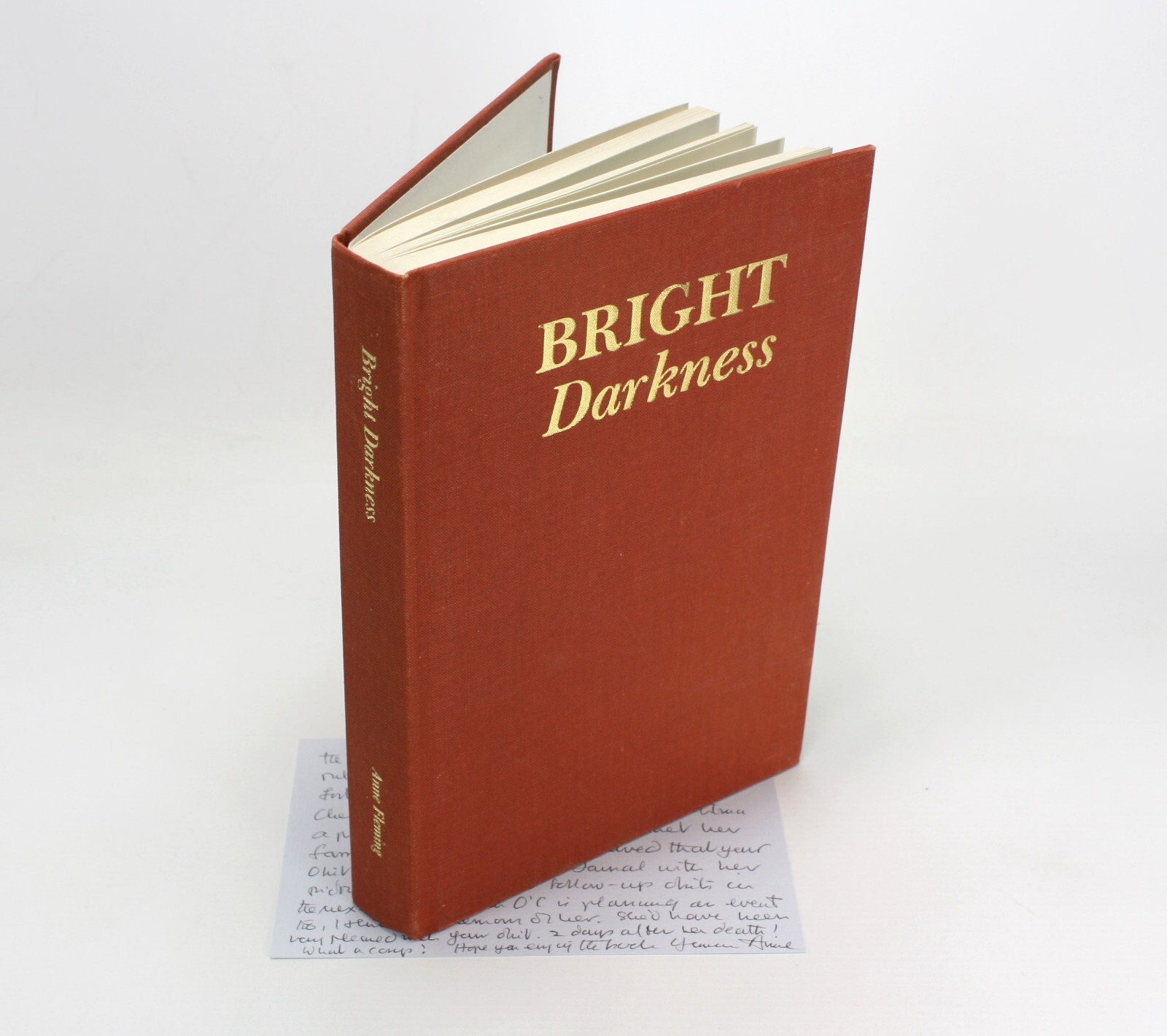 Bright Darkness; The Poetry of Lord Byron, Anne Fleming, Signed 1st ed, St Clair