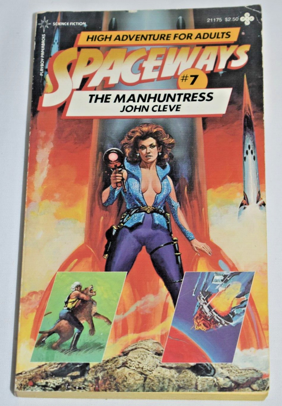 The Manhuntress- Spaceways #7 by John Cleve High Adventure for Adults – 1982