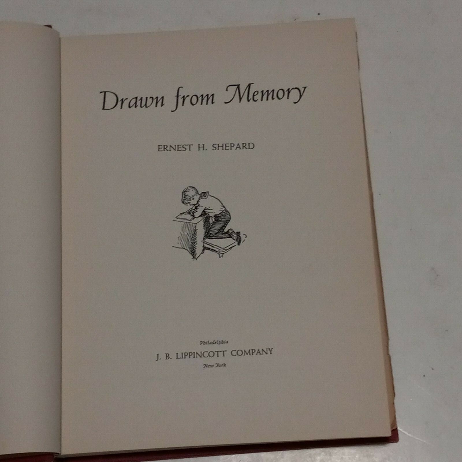 1957 DRAWN FROM MEMORY by Ernest H. Shepard