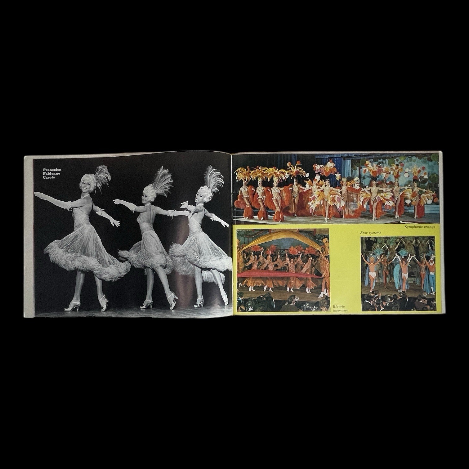 Moulin Rouge Program Programme ’72 Bal Du Fantastic Cancan Dancers Paris Cabaret