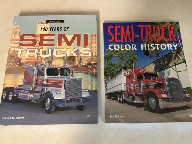 Semi Truck Color History 100 Years Holtzman Adams Color & B&W Photos Transportat